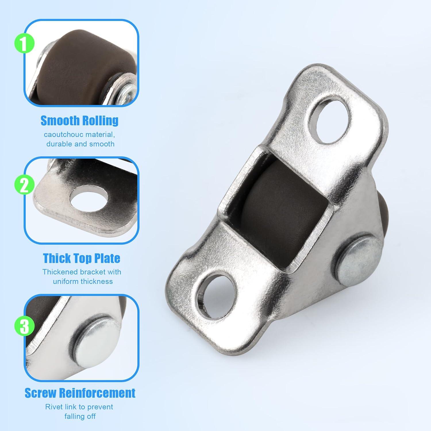 Ruedas Mini Caster XIKE 16 Pcs 1.27 cm Autoadhesivas
