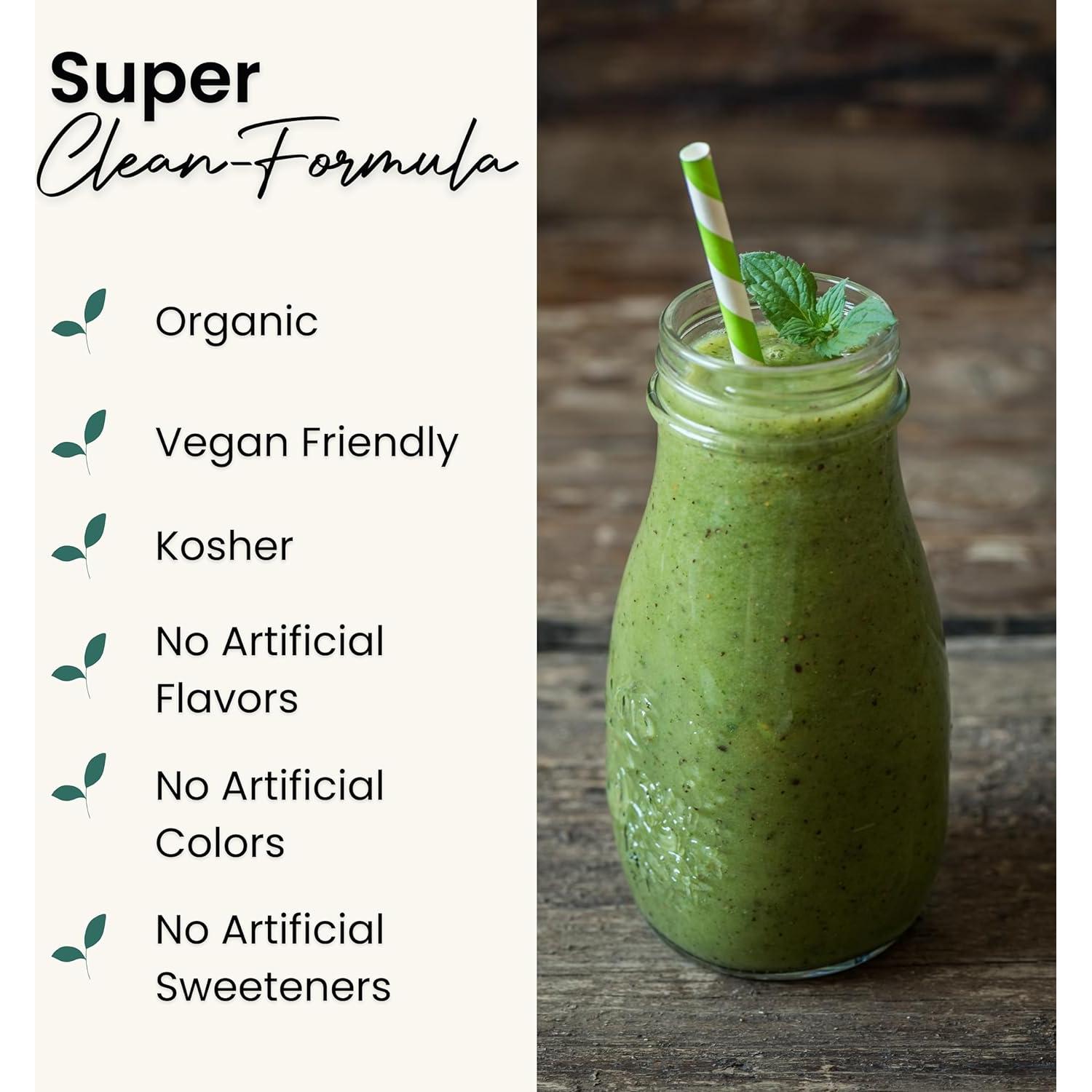 Polvo de Moringa Orgánica OMG 198 g - Fuente de Calcio y Hierro