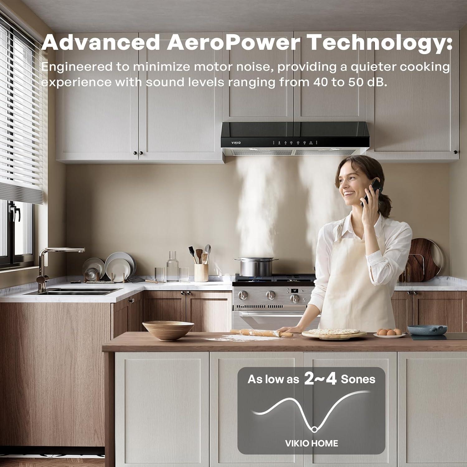 Campana Extractora de Gabinete VIKIO 30 Pulgadas 900 CFM