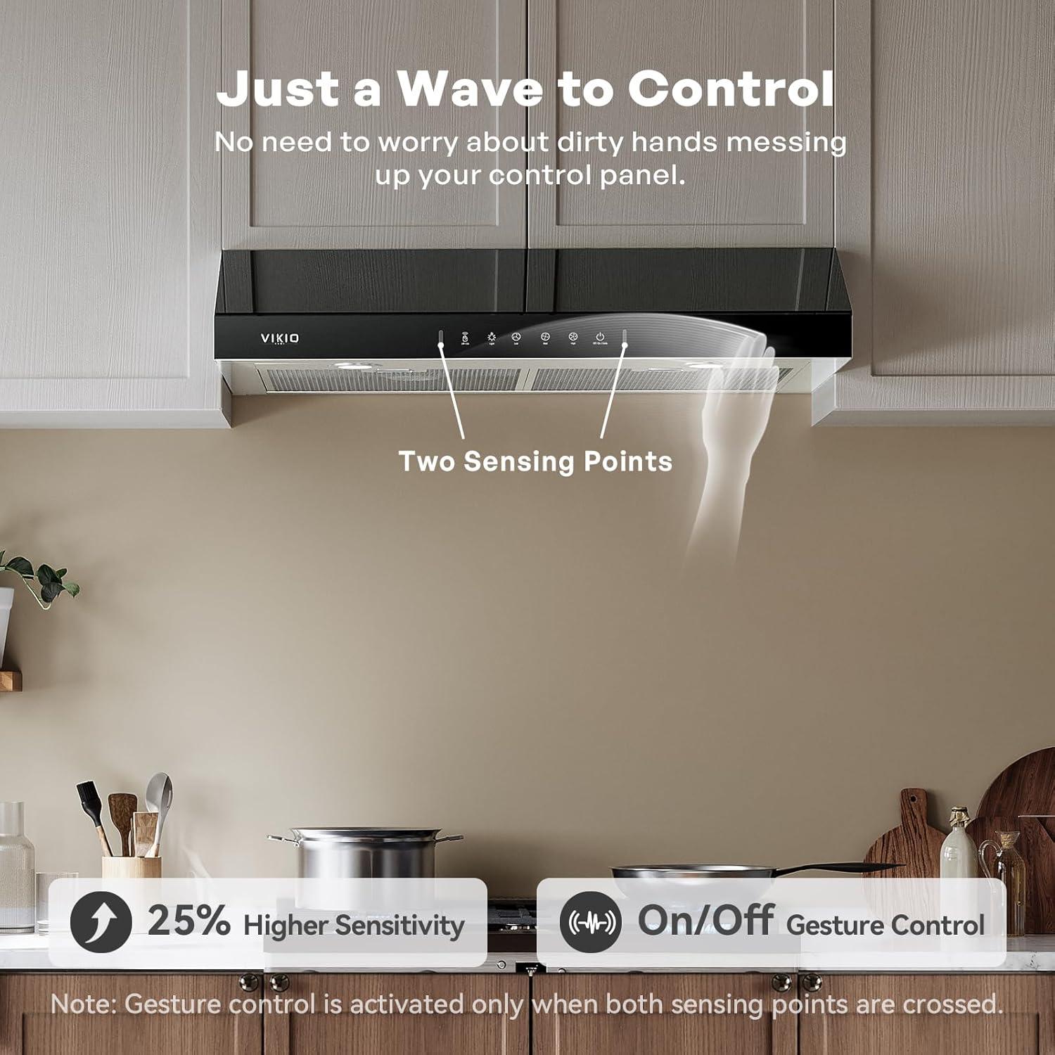 Campana Extractora de Gabinete VIKIO 30 Pulgadas 900 CFM