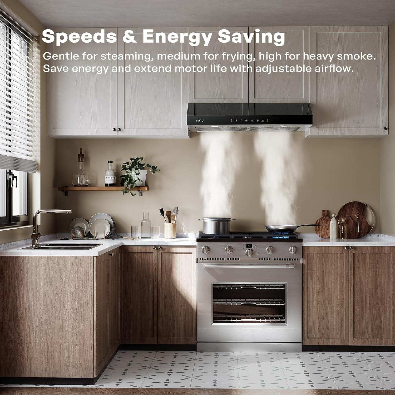 Campana Extractora de Gabinete VIKIO 30 Pulgadas 900 CFM