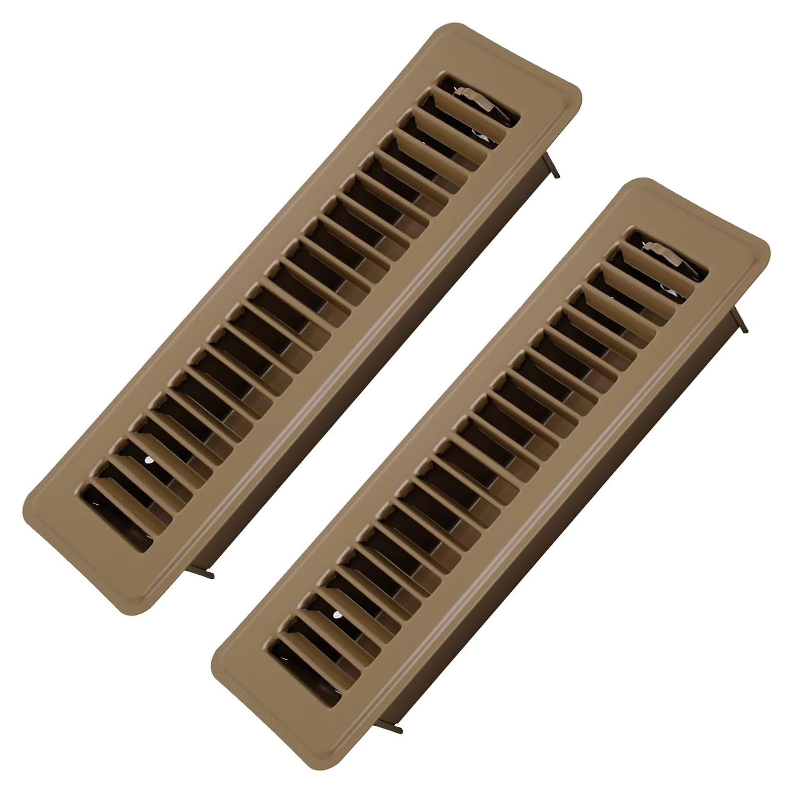 Rejillas de Piso de Acero Marrón 5.08x25.4 cm - Accord Ventilation