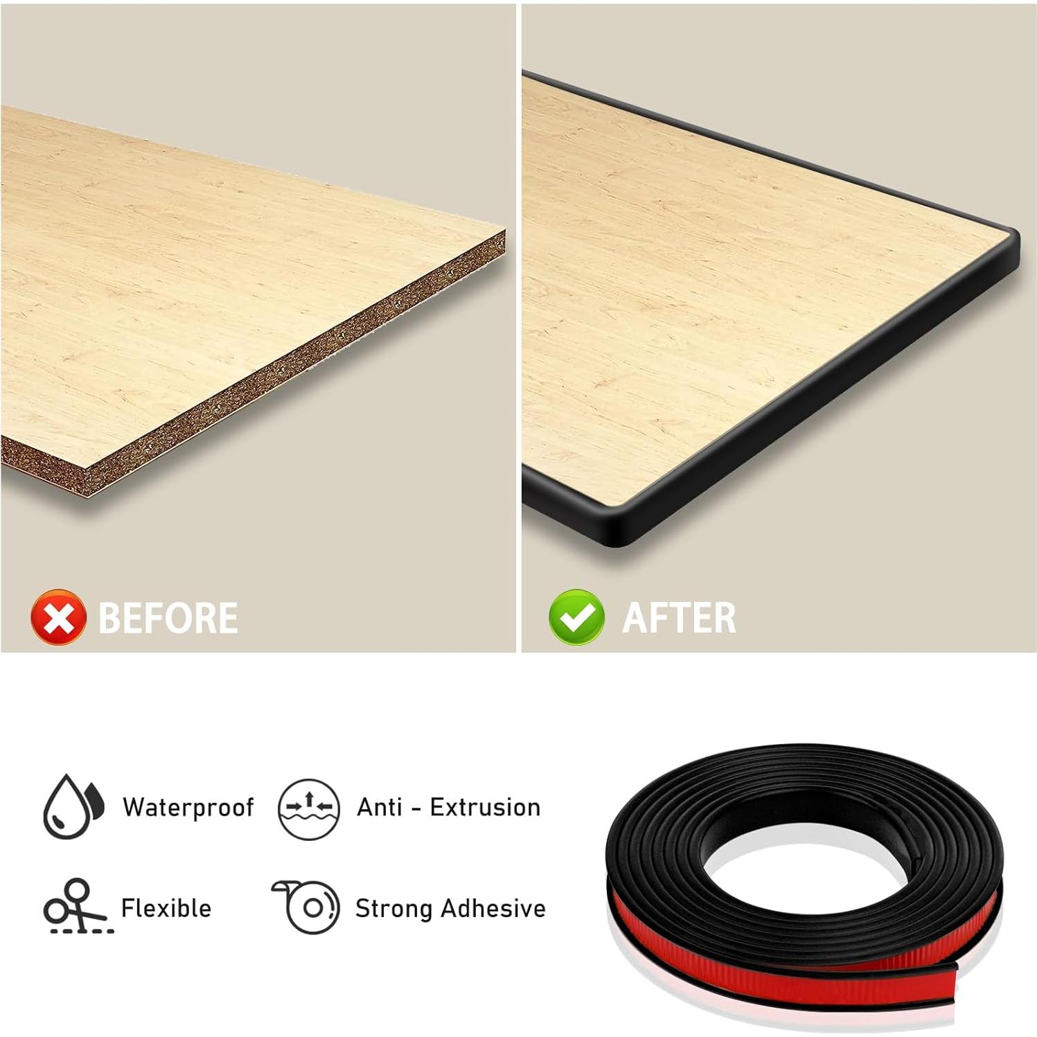 Banda de Bisel Autoadhesiva HeiPen 12mm x 5m Negra