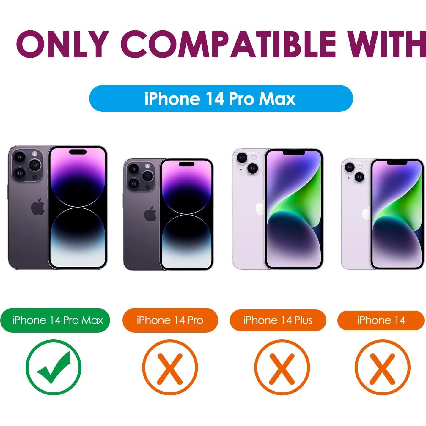 Funda Losin para iPhone 14 Pro Max con Soporte Espejo 3D Oso