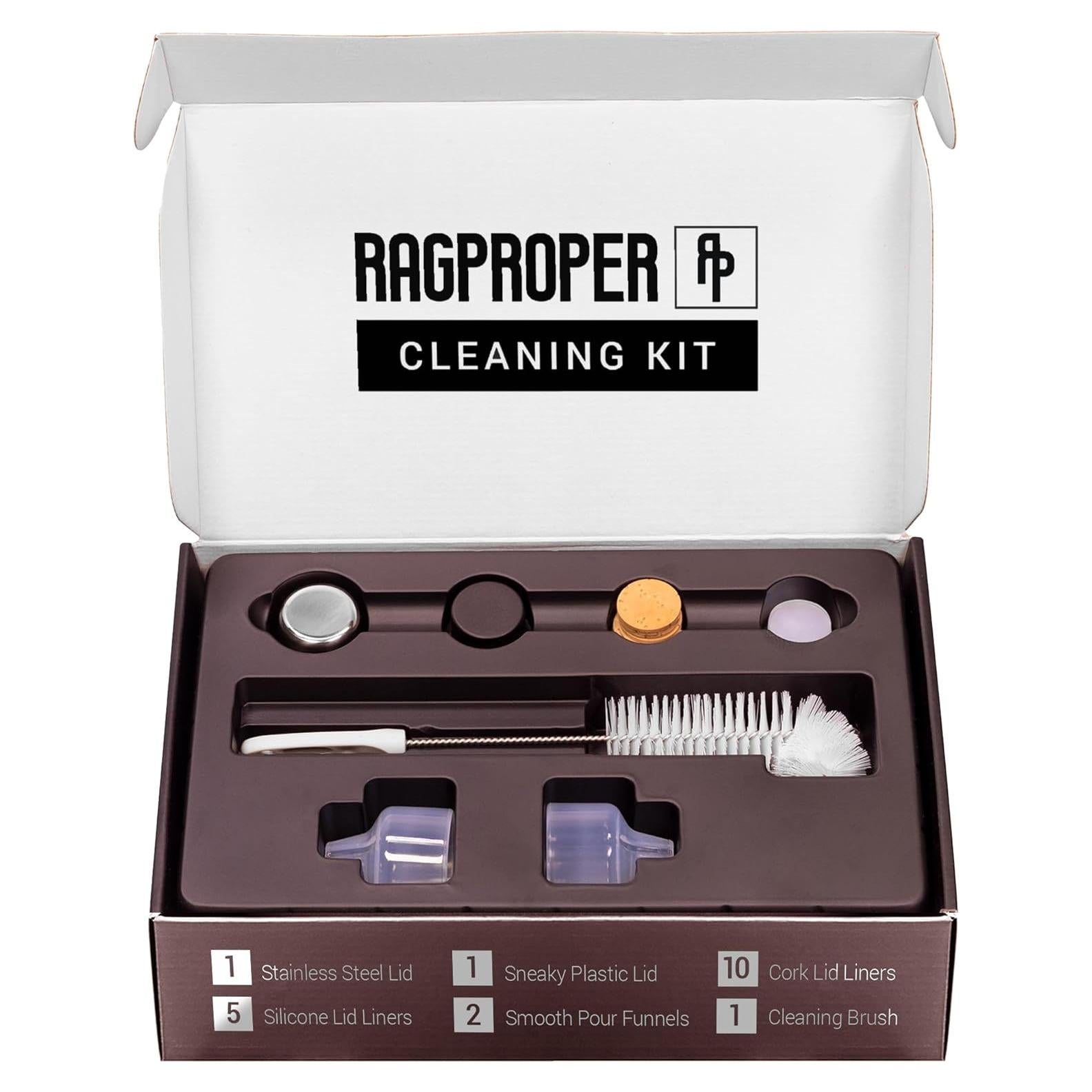 Kit de Accesorios para Frasco de Vidrio Ragproper 100ml