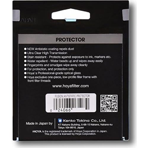 Hoya 37 mm Fusion Antistatic Protector Filter