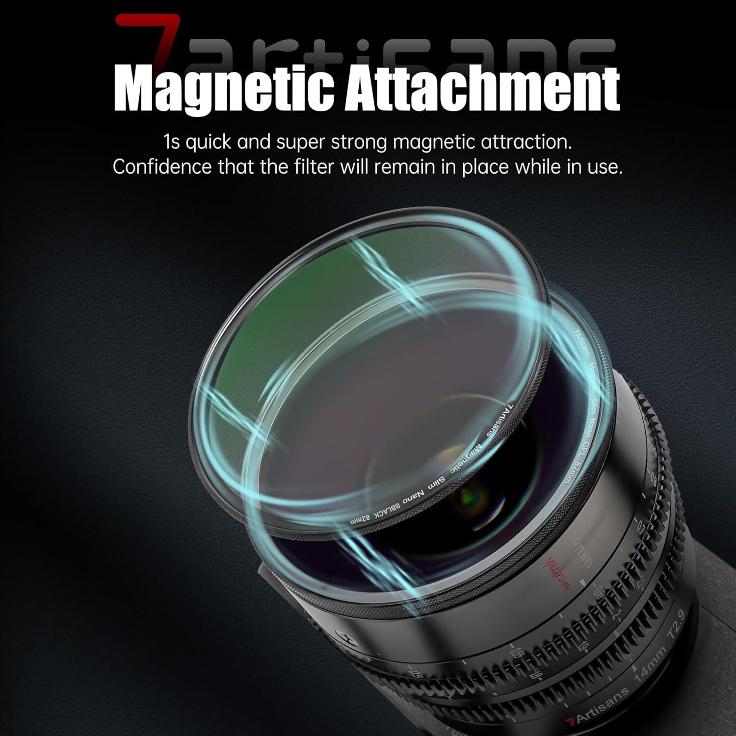 Set de Filtros Magnéticos 7artisans 5 en 1 67mm para Fotografía