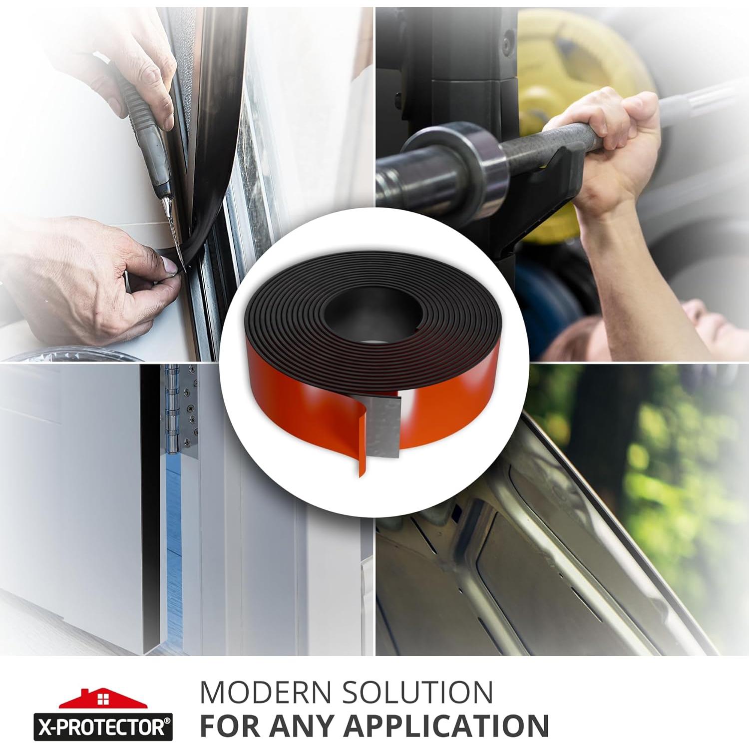 Tira de Sellado de Caucho X-Protector 3.05m Adhesiva Multiusos