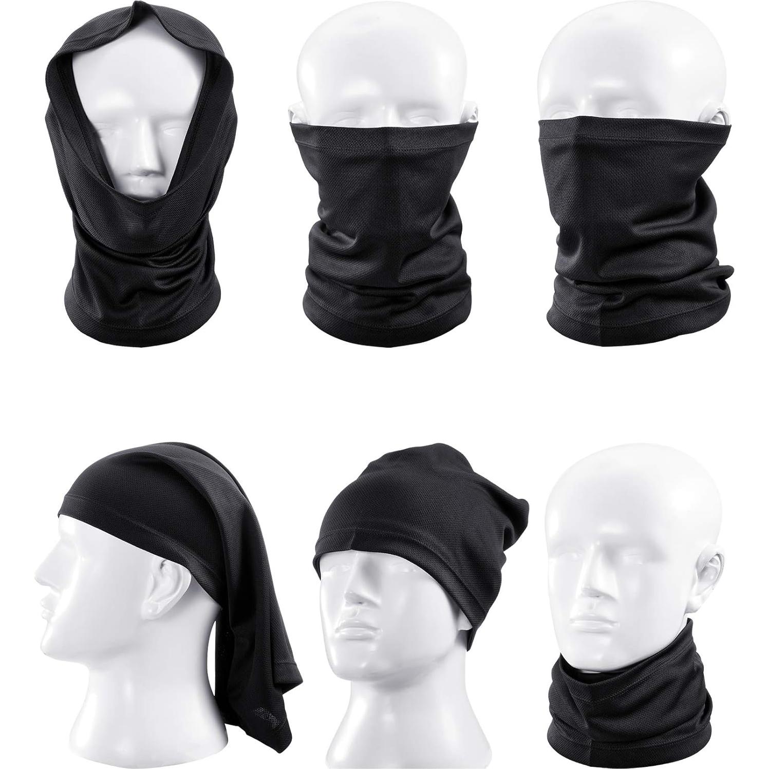 Geyoga 4 Pcs Gaiter Cuello Máscara Facial UV Verano