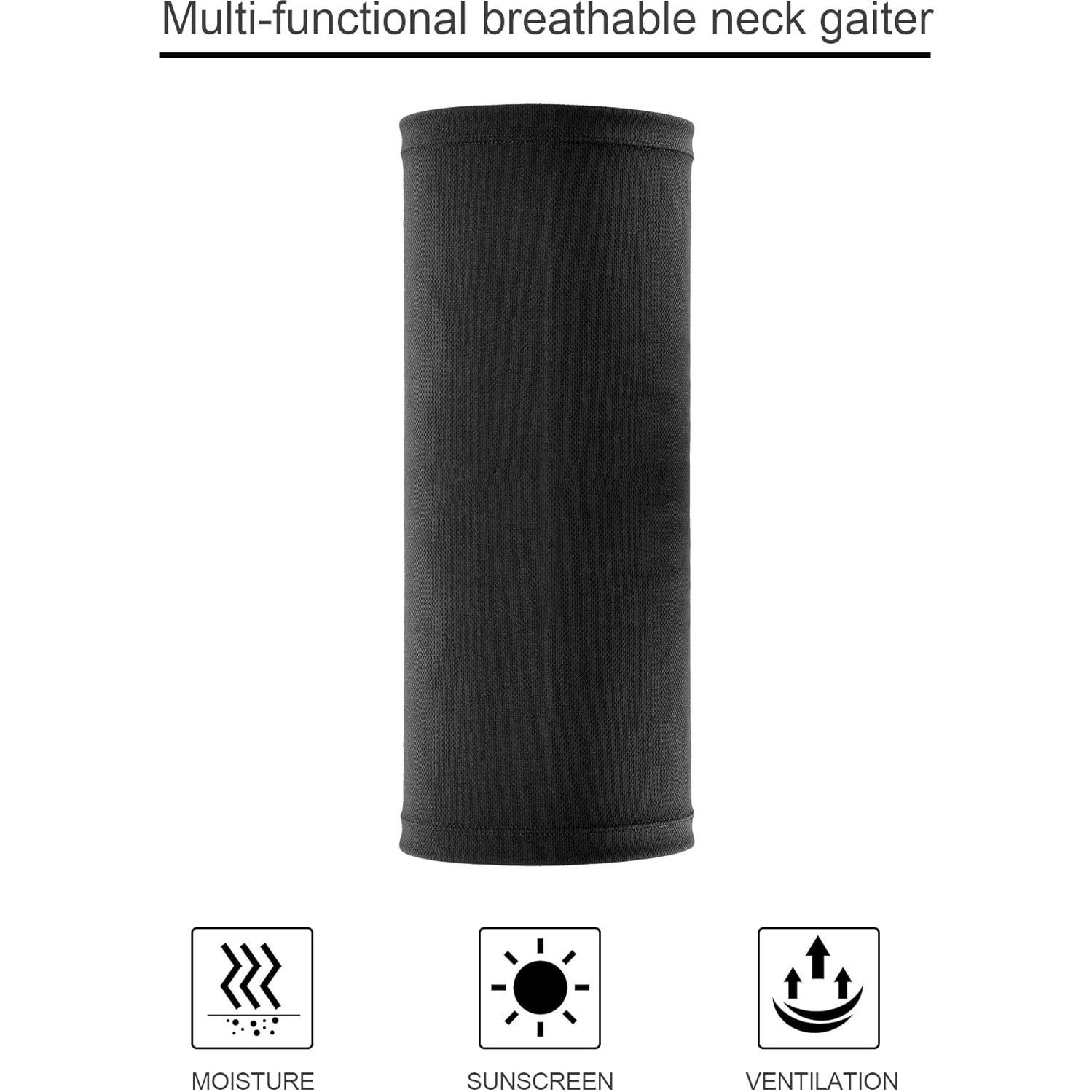 Geyoga 4 Pcs Gaiter Cuello Máscara Facial UV Verano