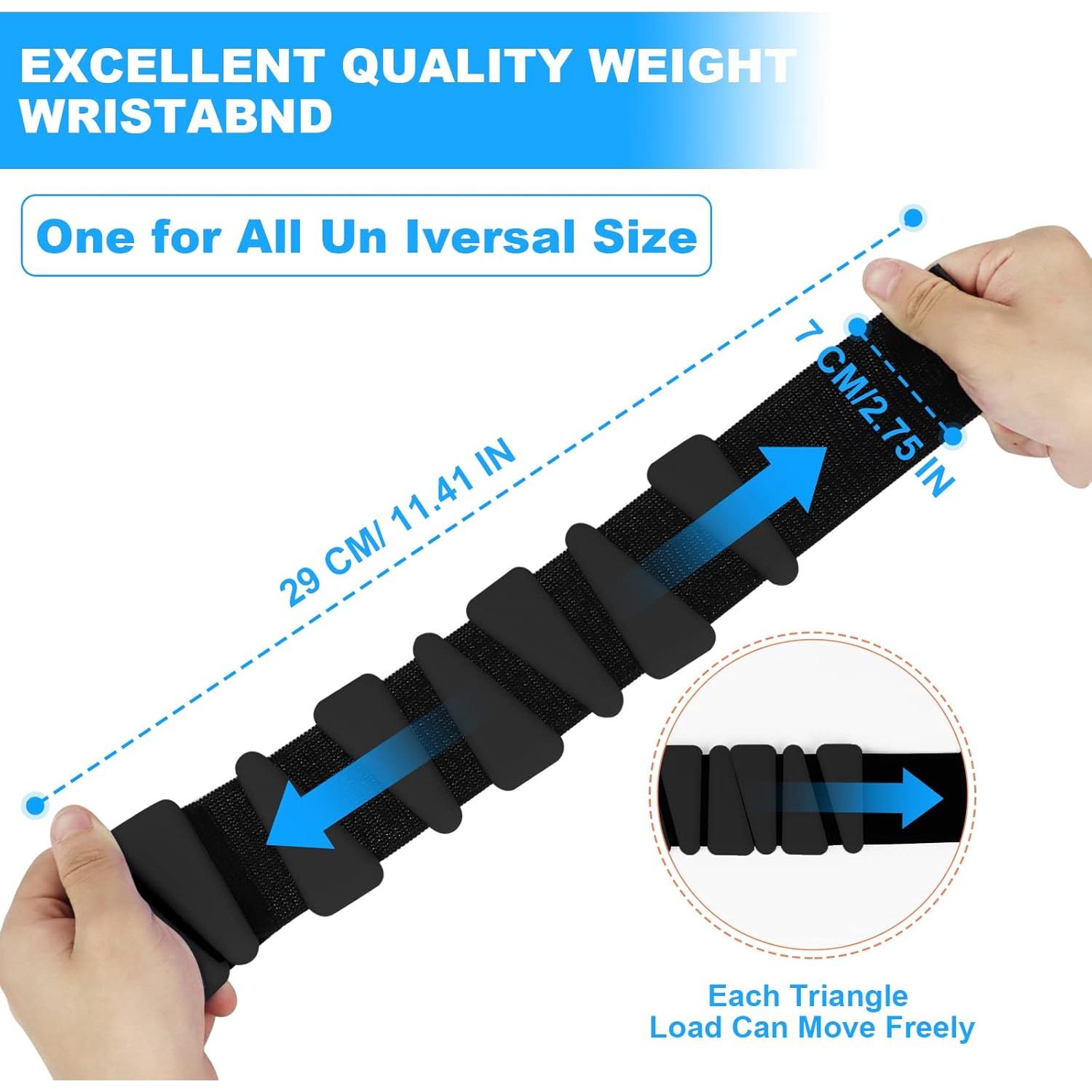 Conjunto de Pesas para Muñeca MXiiXM Ajustables 0.9kg