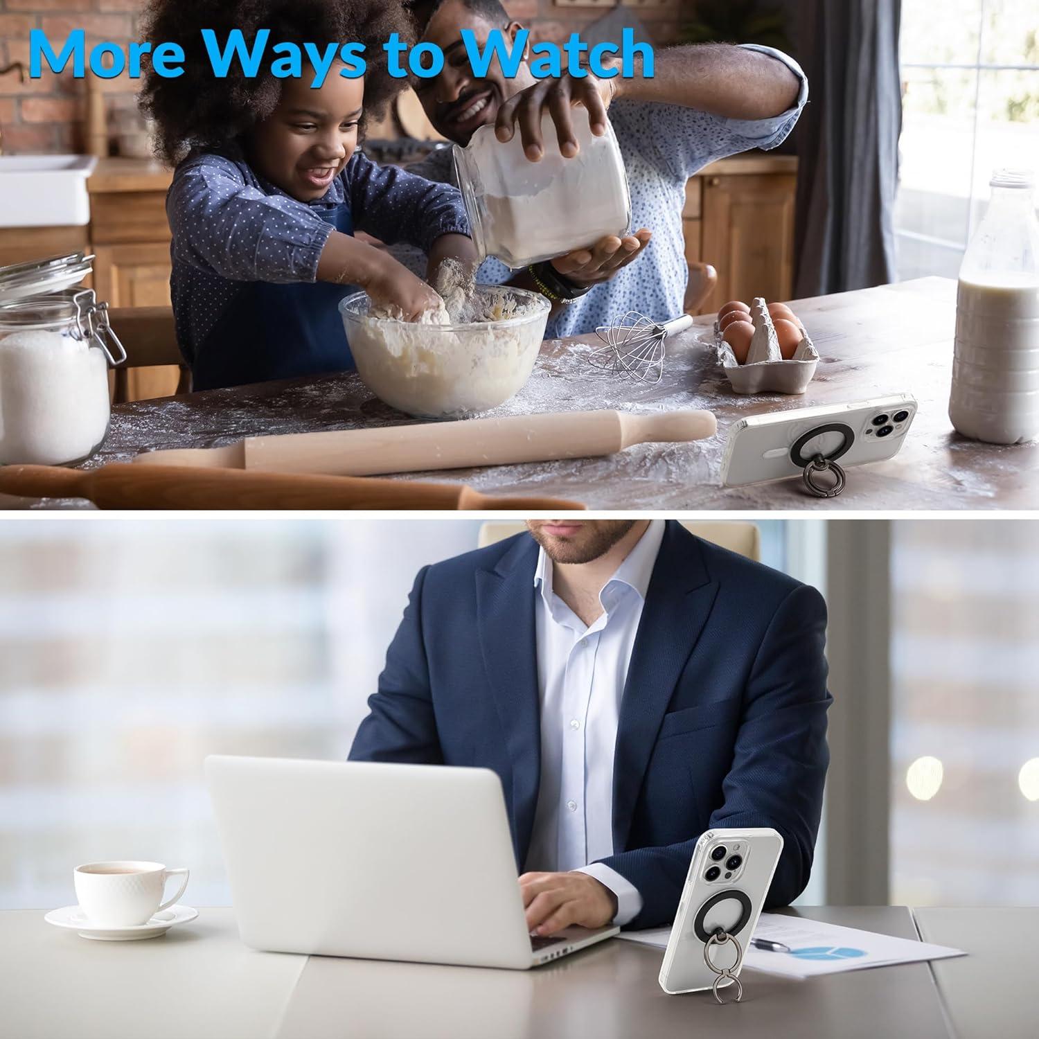 Soporte Magnético Metisinno para iPhone 15/14/13/12 Negro