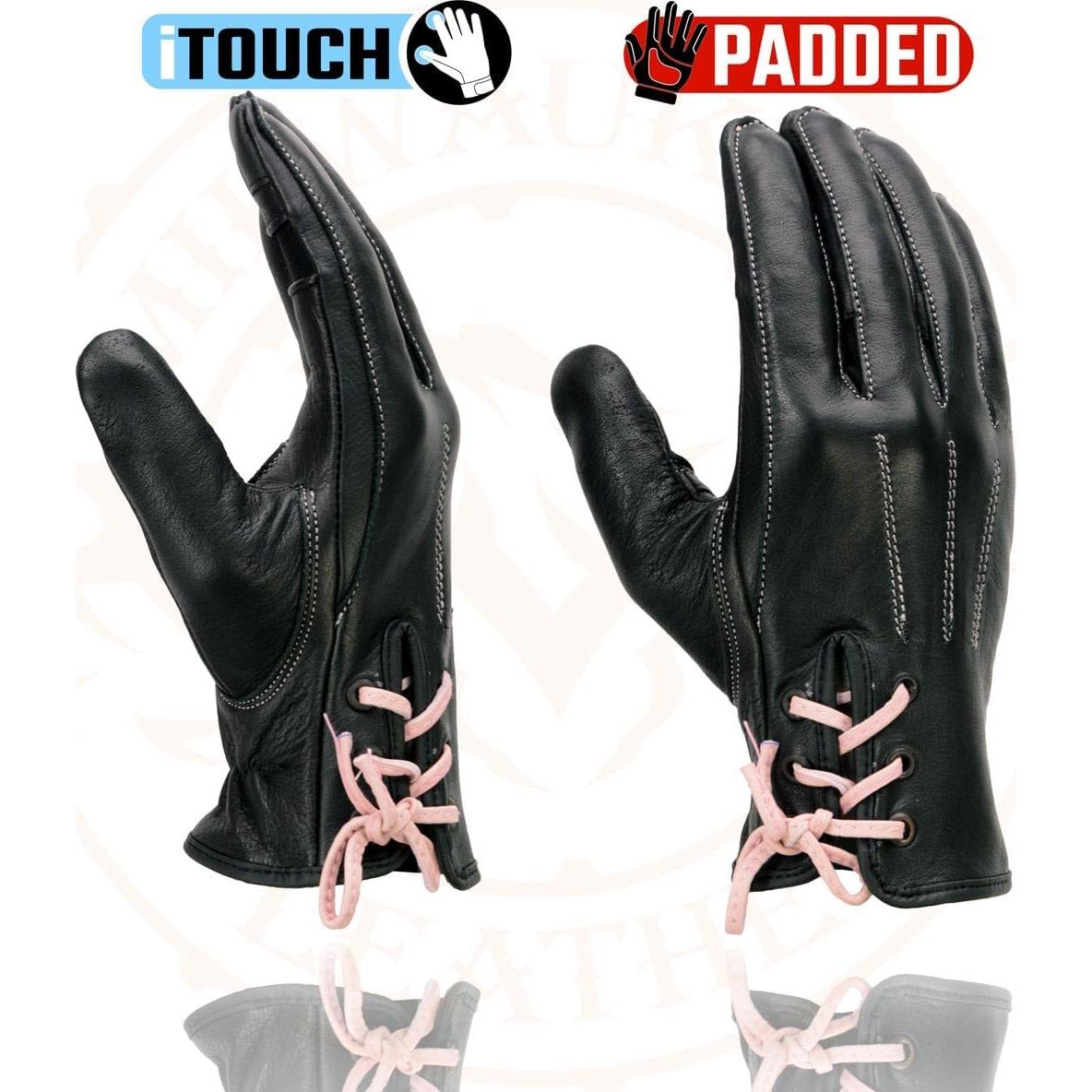 Guantes de Conducción de Cuero Milwaukee - Medianos con Gel