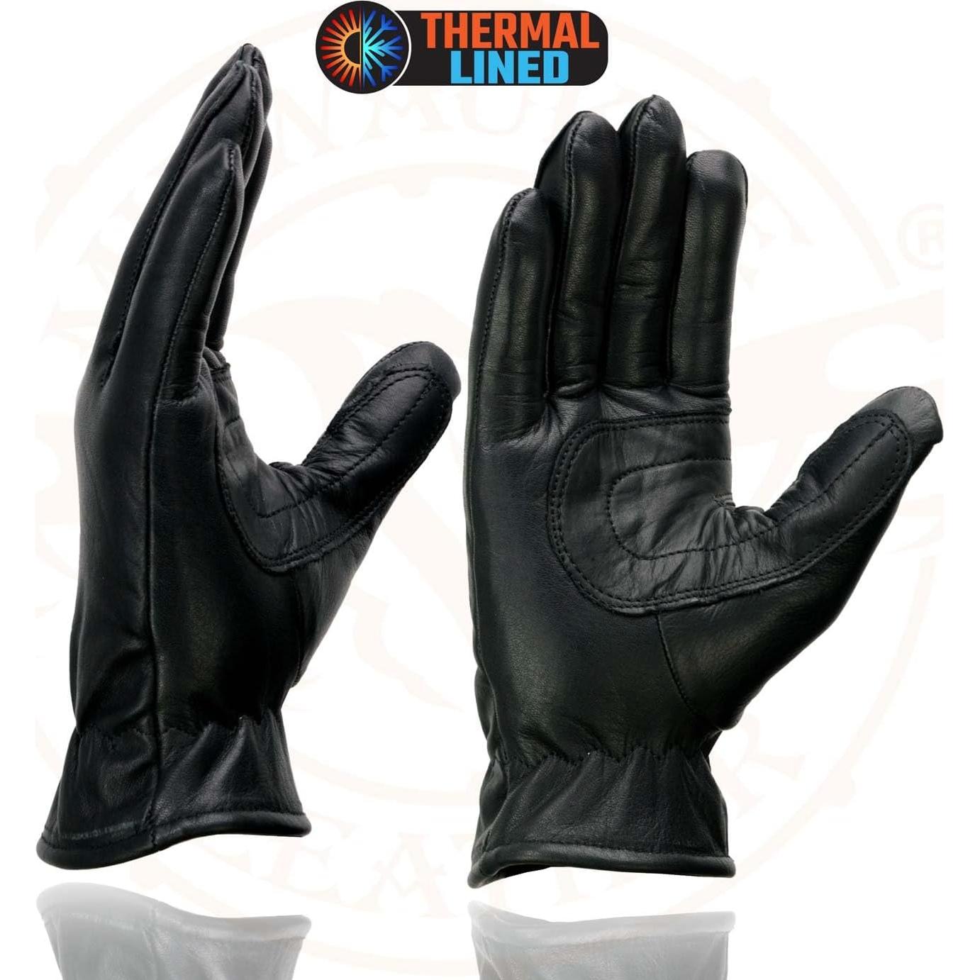 Guantes de Conducción de Cuero Milwaukee Leather - Pequeño