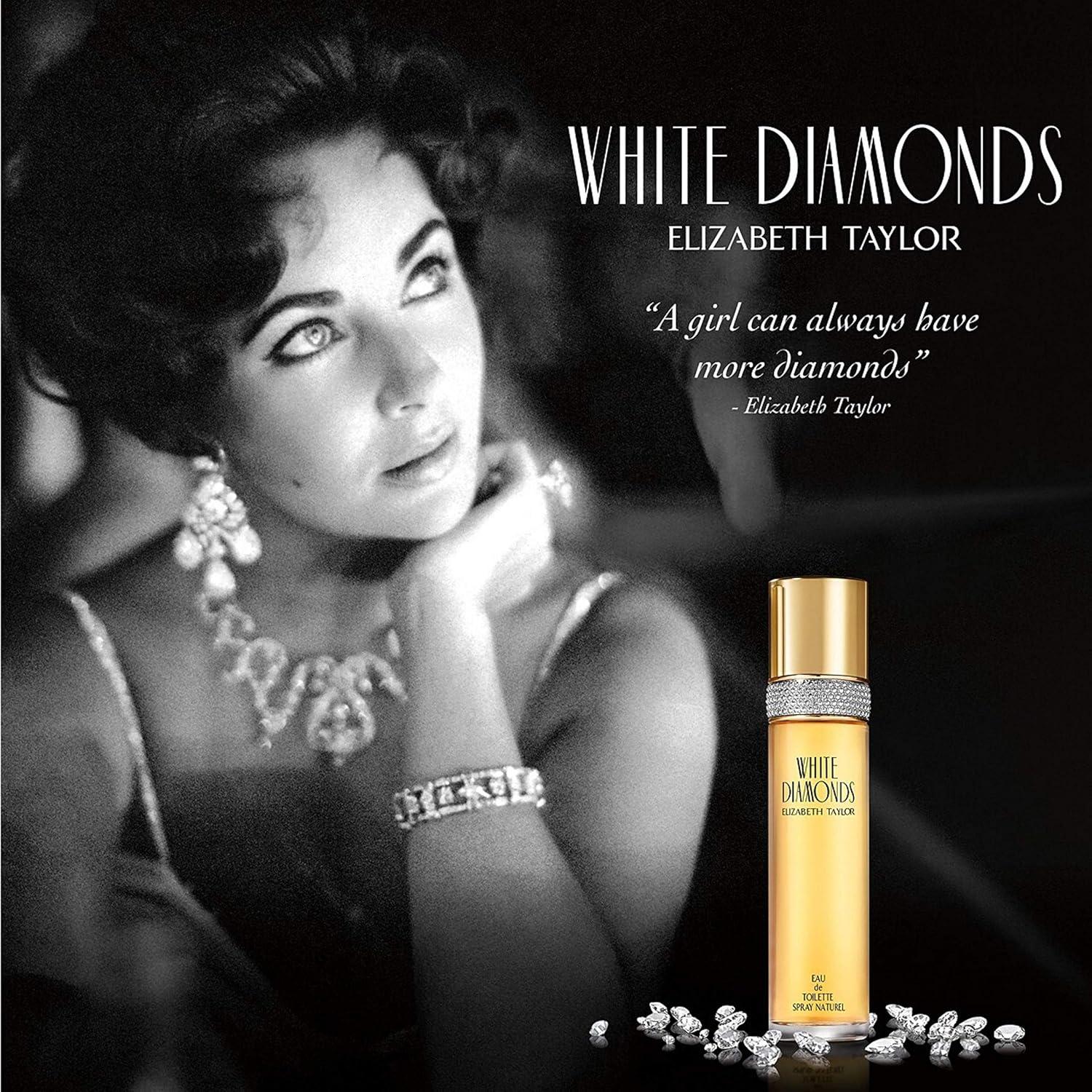 Polvo Corporal Elizabeth Taylor Diamantes Blancos 73.71 g