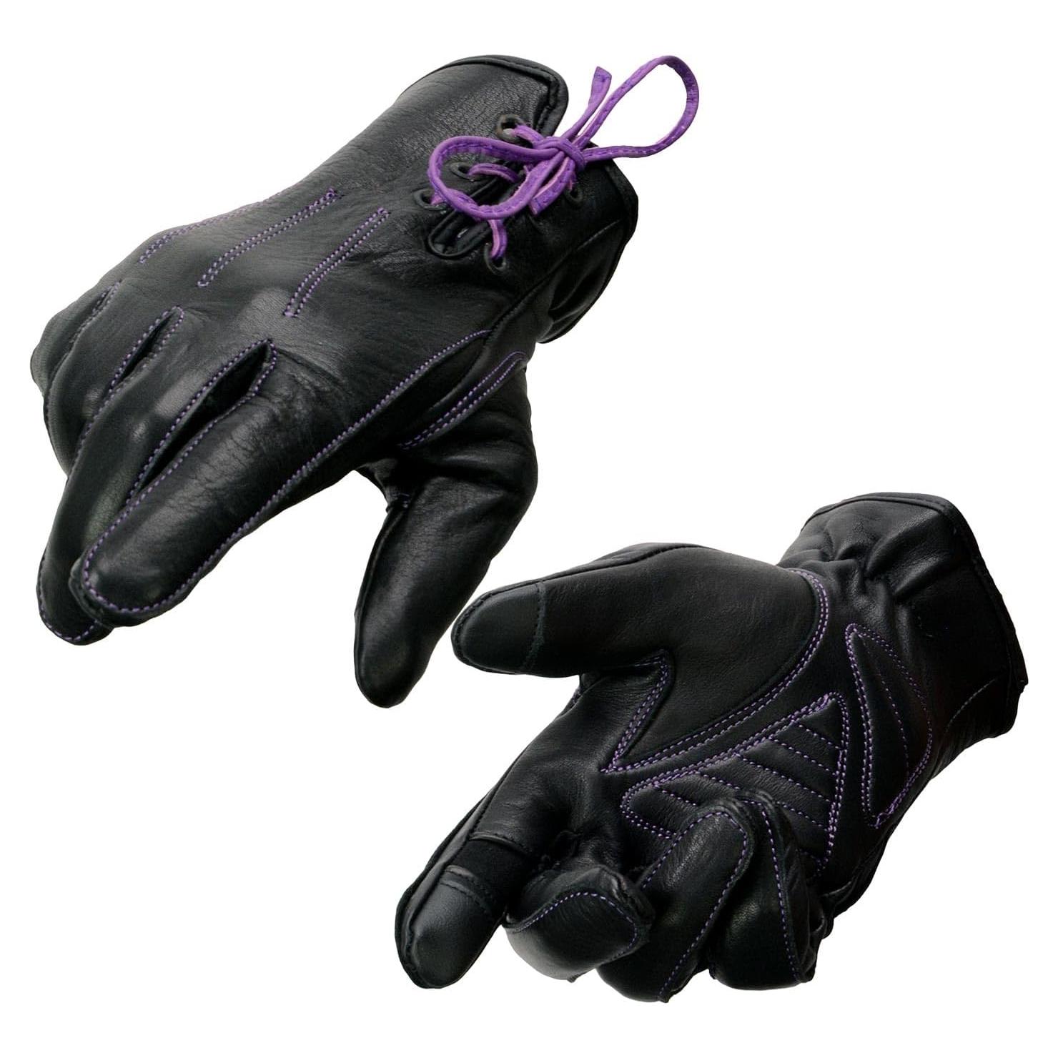 Guantes de Cuero para Mujeres Milwaukee Leather MG7771 - Pequeño