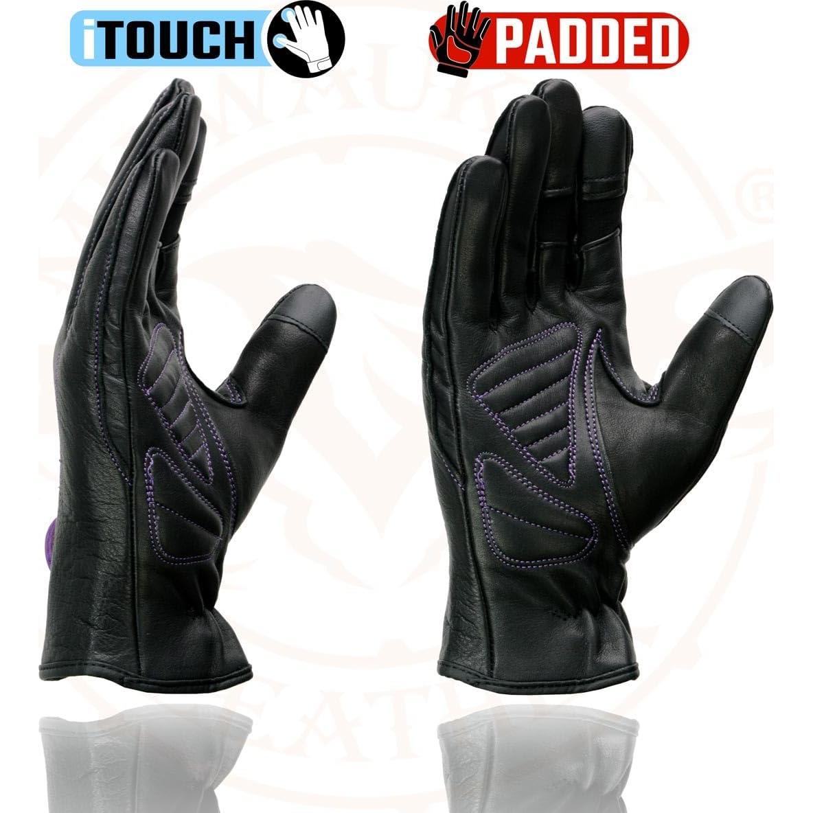 Guantes de Cuero para Mujeres Milwaukee Leather MG7771 - Pequeño