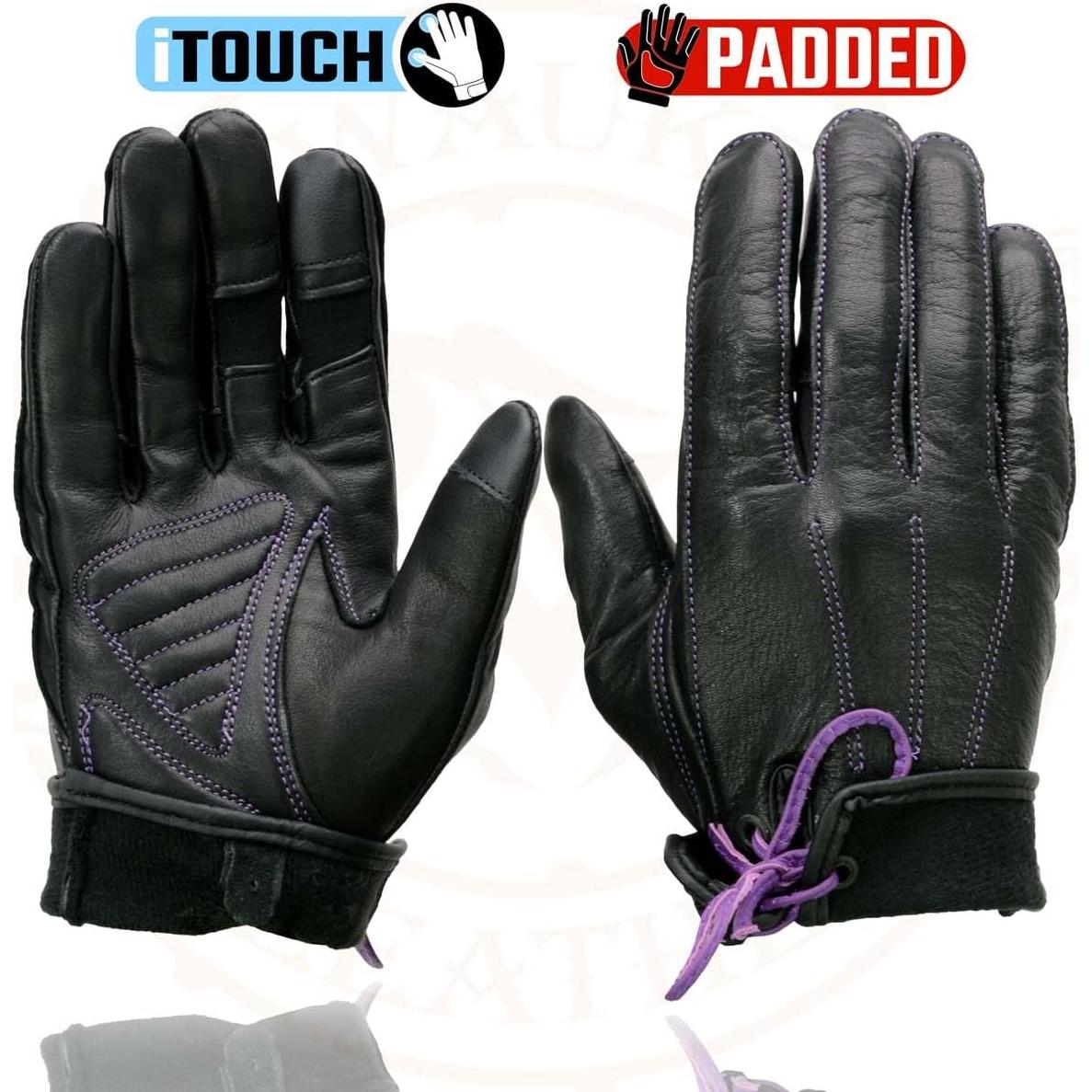 Guantes de Cuero para Mujeres Milwaukee Leather MG7771 - Pequeño