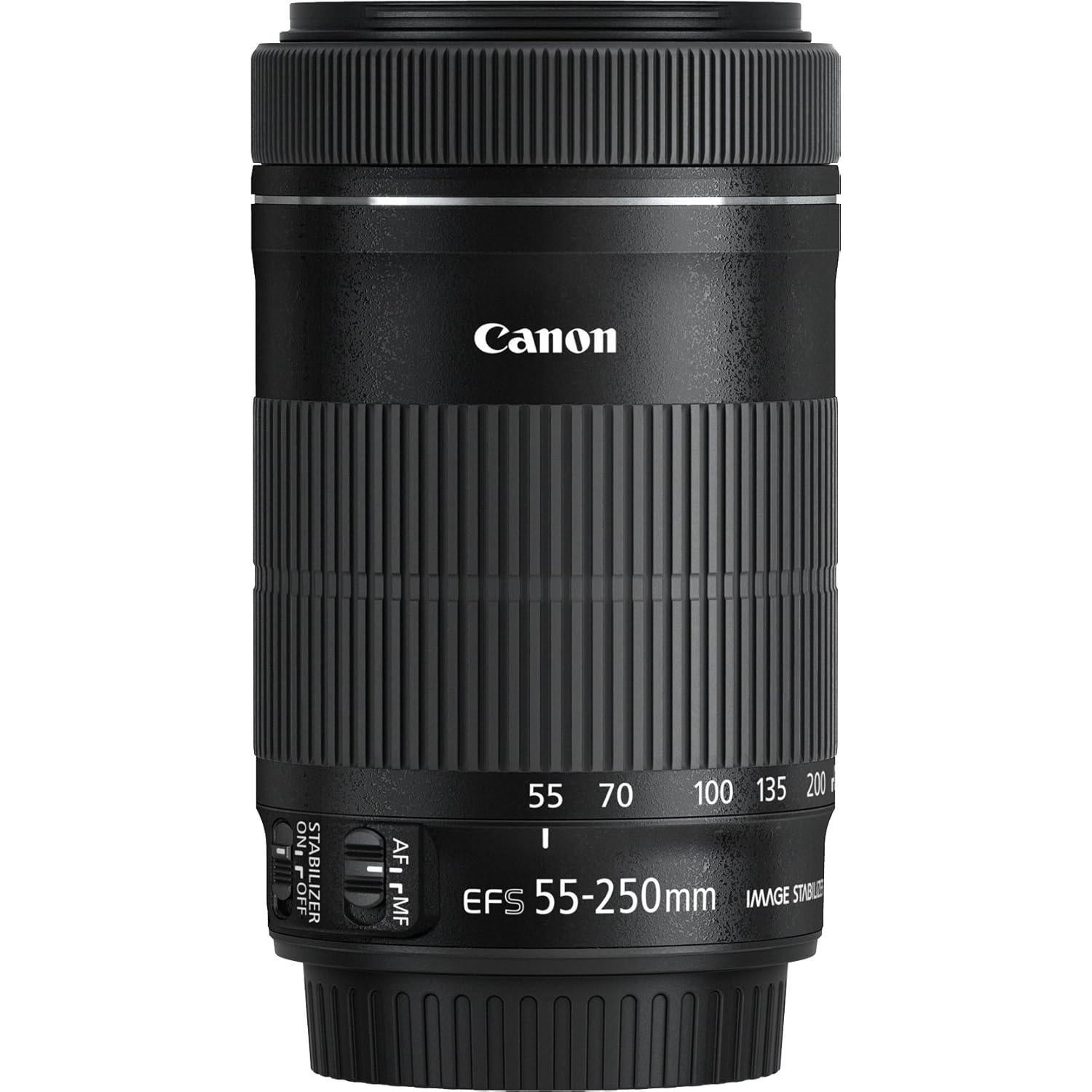 Lente Telefoto Zoom Canon EF-S 55-250mm f/4-5.6 IS STM