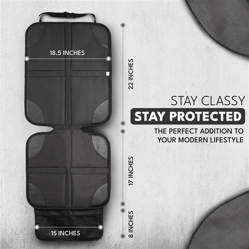 Protector de Asiento de Coche EcoNour 600D Impermeable Negro