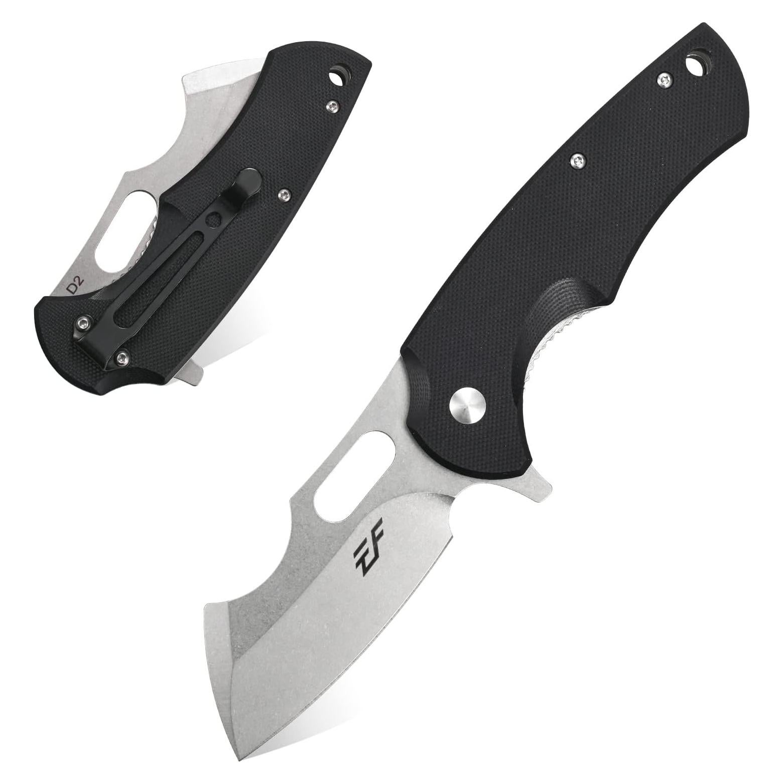 Cuchillo Plegable Eafengrow EF13 Hoja D2 Mango G10 19cm