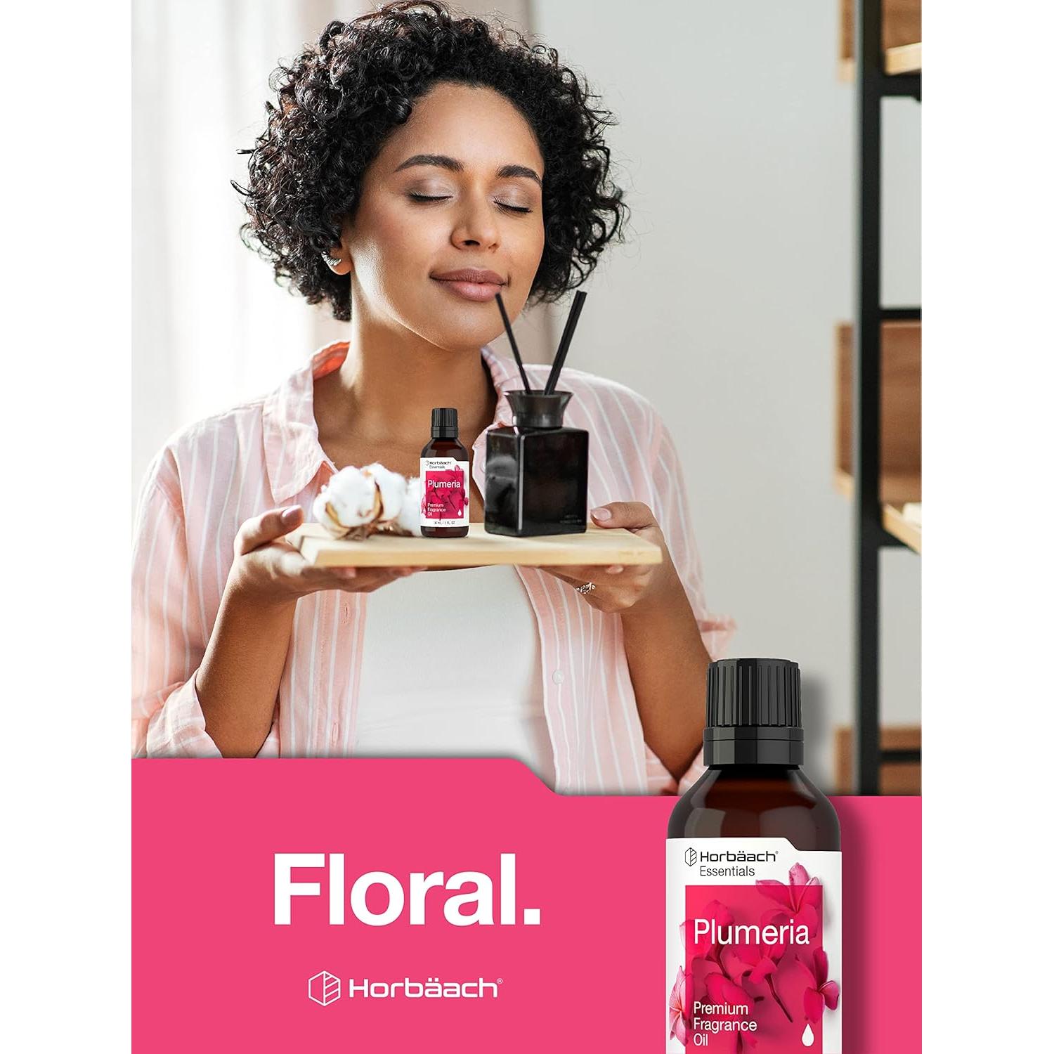 Aceite de Fragancia Plumeria Horbaach | 30ml | Premium para Velas y Jabones