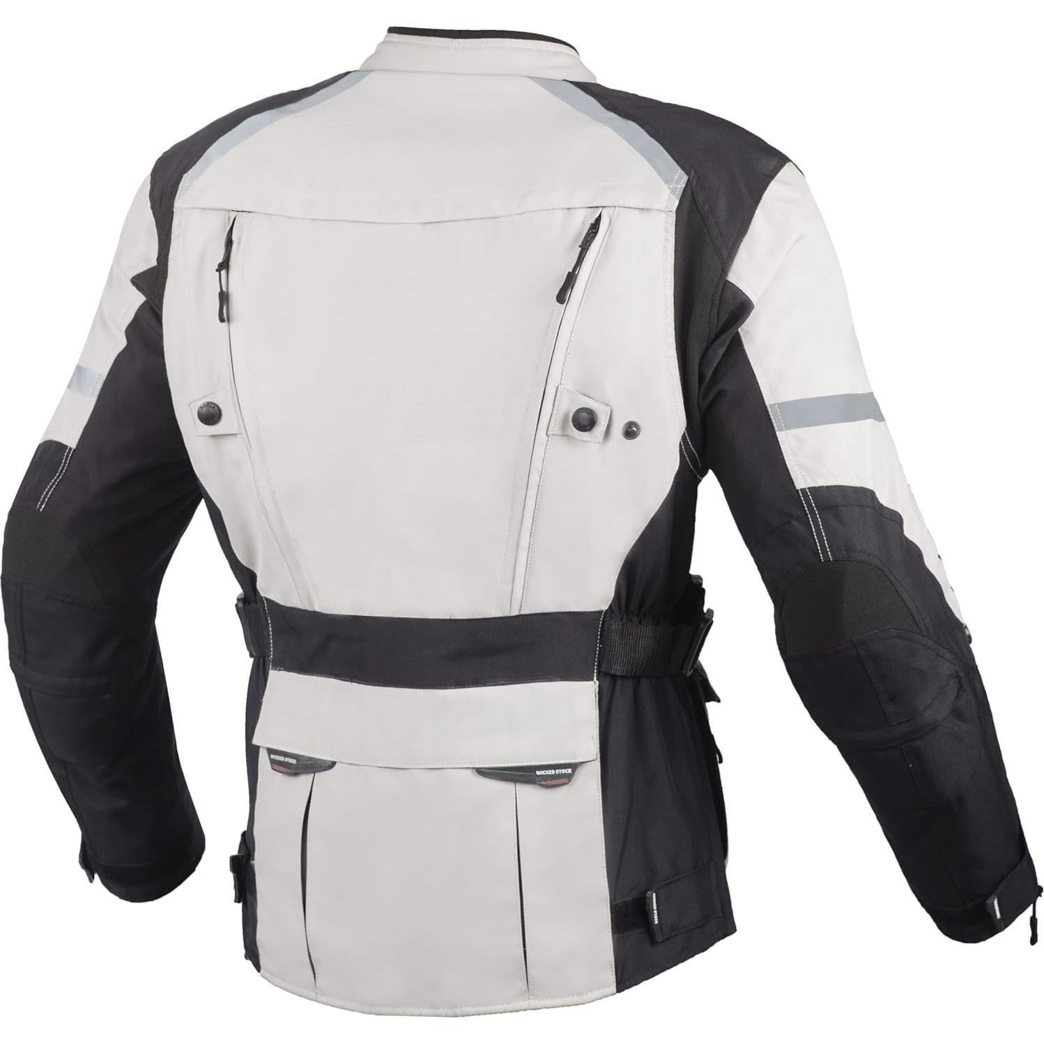 Chaqueta de Moto WICKED STOCK Impermeable CE Nivel 2 Hombre