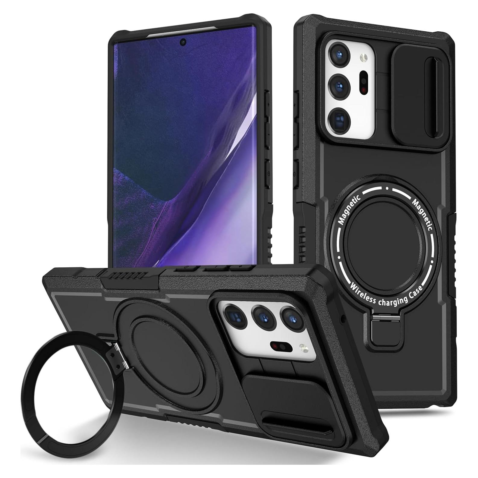 Funda Samsung Galaxy Note 20 Ultra 5G con Soporte Magnético Negro