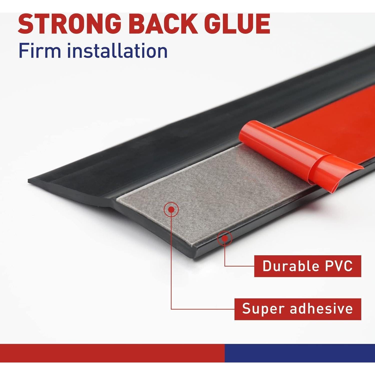 Sello de Puerta de Garaje FOSLUOC 10.5m Negro Universal