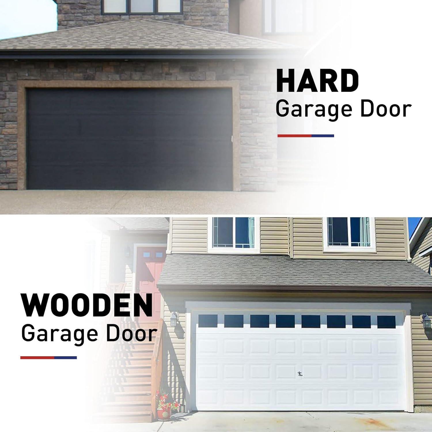 Sello de Puerta de Garaje FOSLUOC 10.5m Negro Universal