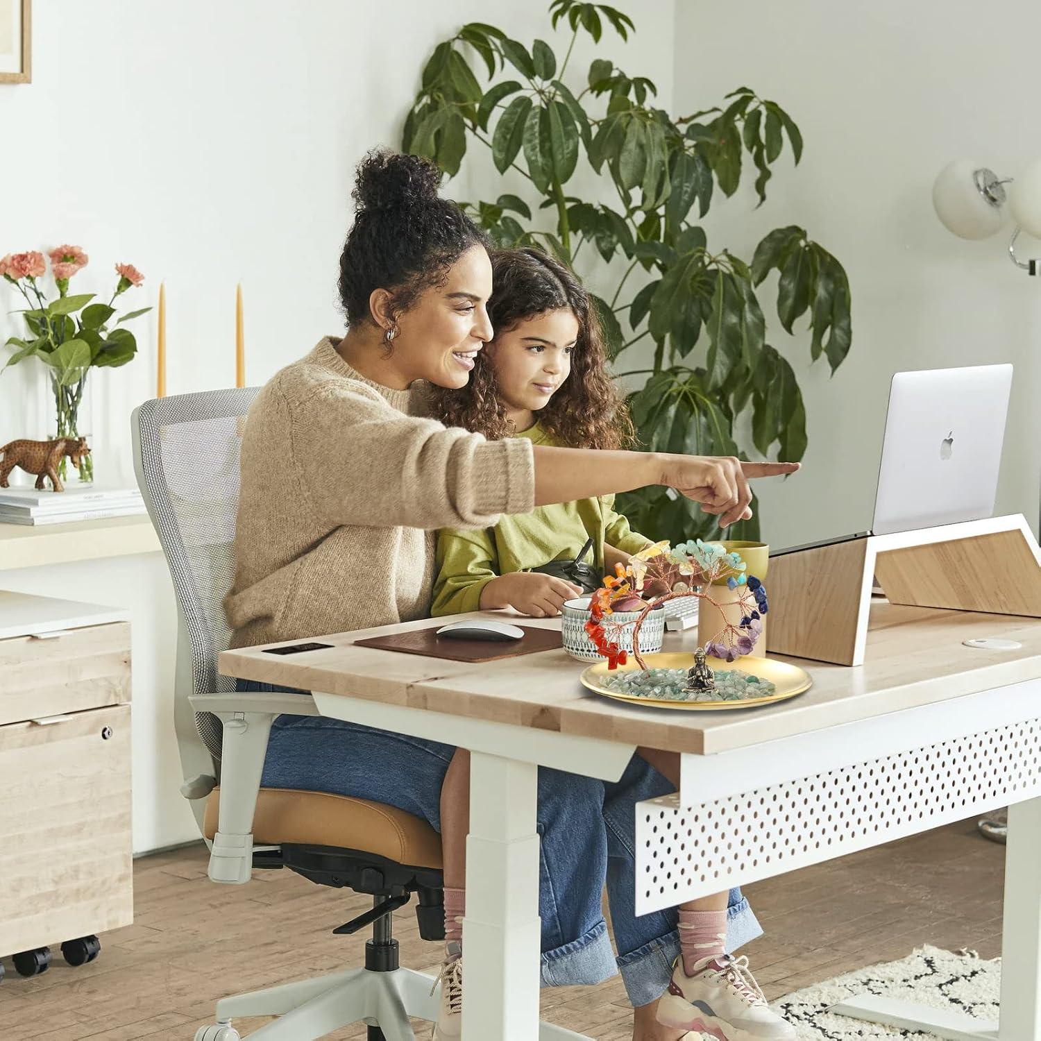 Árbol de Cristal de 7 Chakras CYYKDA - Buda para Decoración