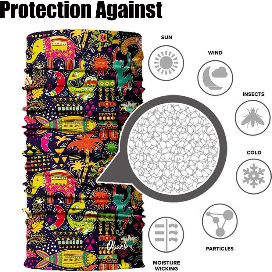 Mascarilla de Cuello Obacle Gaiter Bandana Multicolor 50x25cm