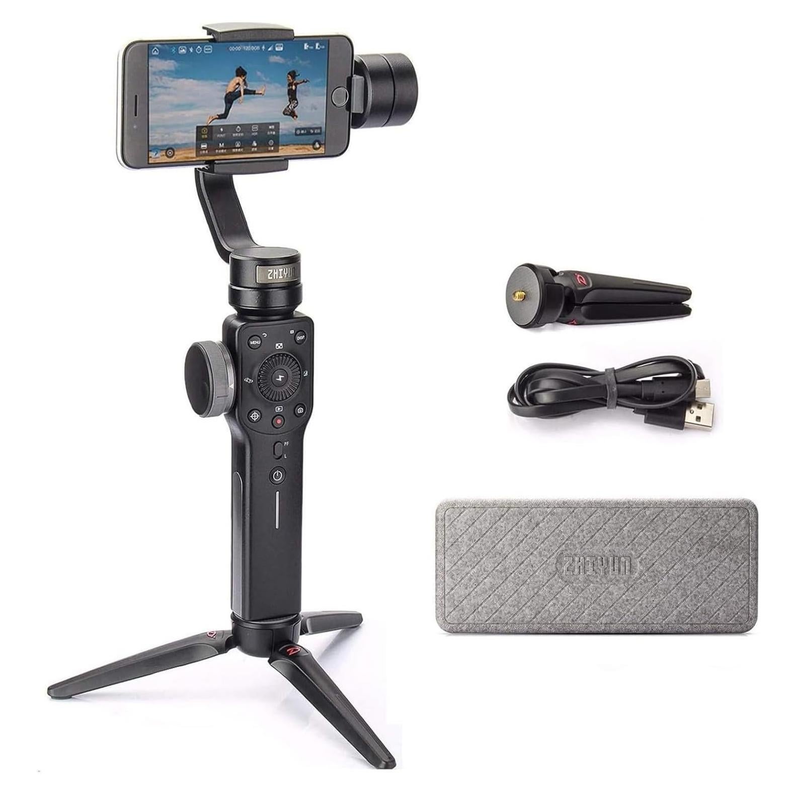 Gimbal Estabilizador Zhiyun Smooth 4 para Smartphone Negro