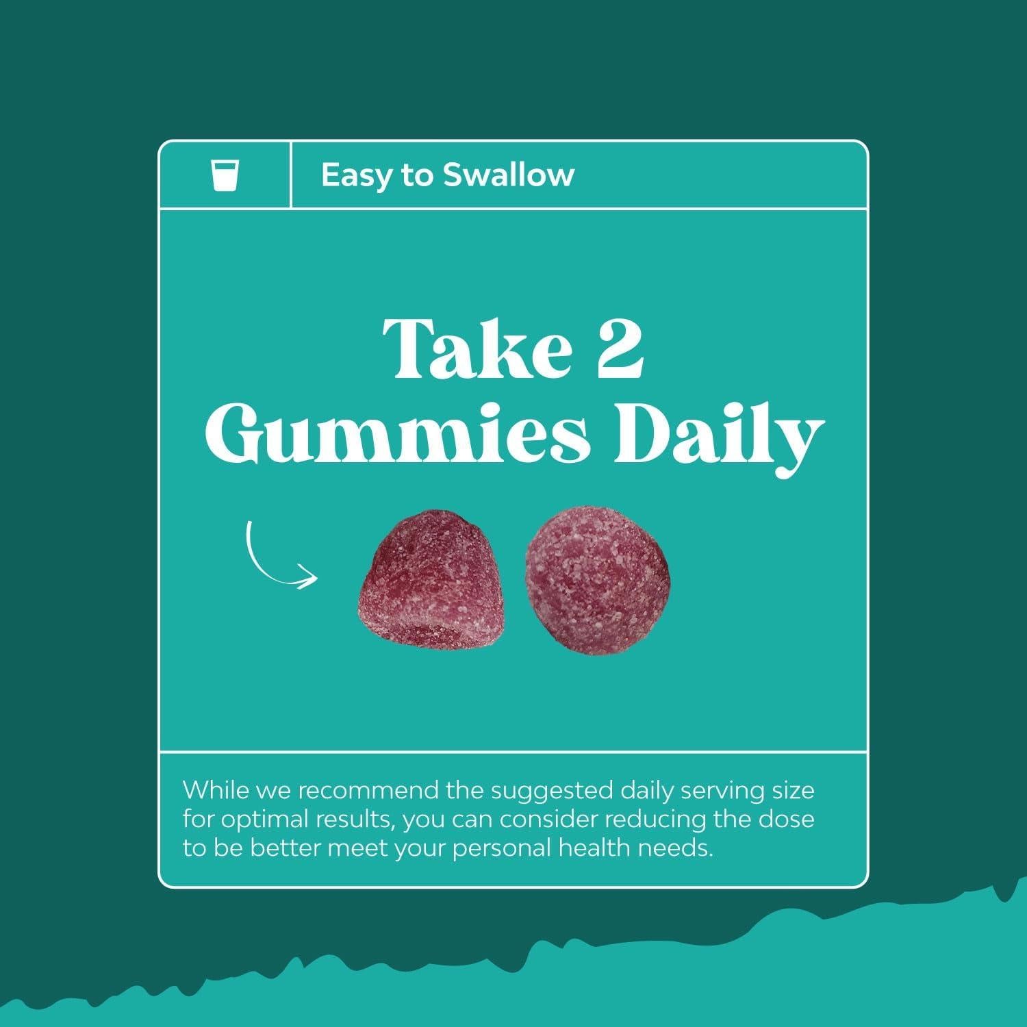 Gomitas de Magnesio Calmante Natures Craft 60 Unidades Frambuesa