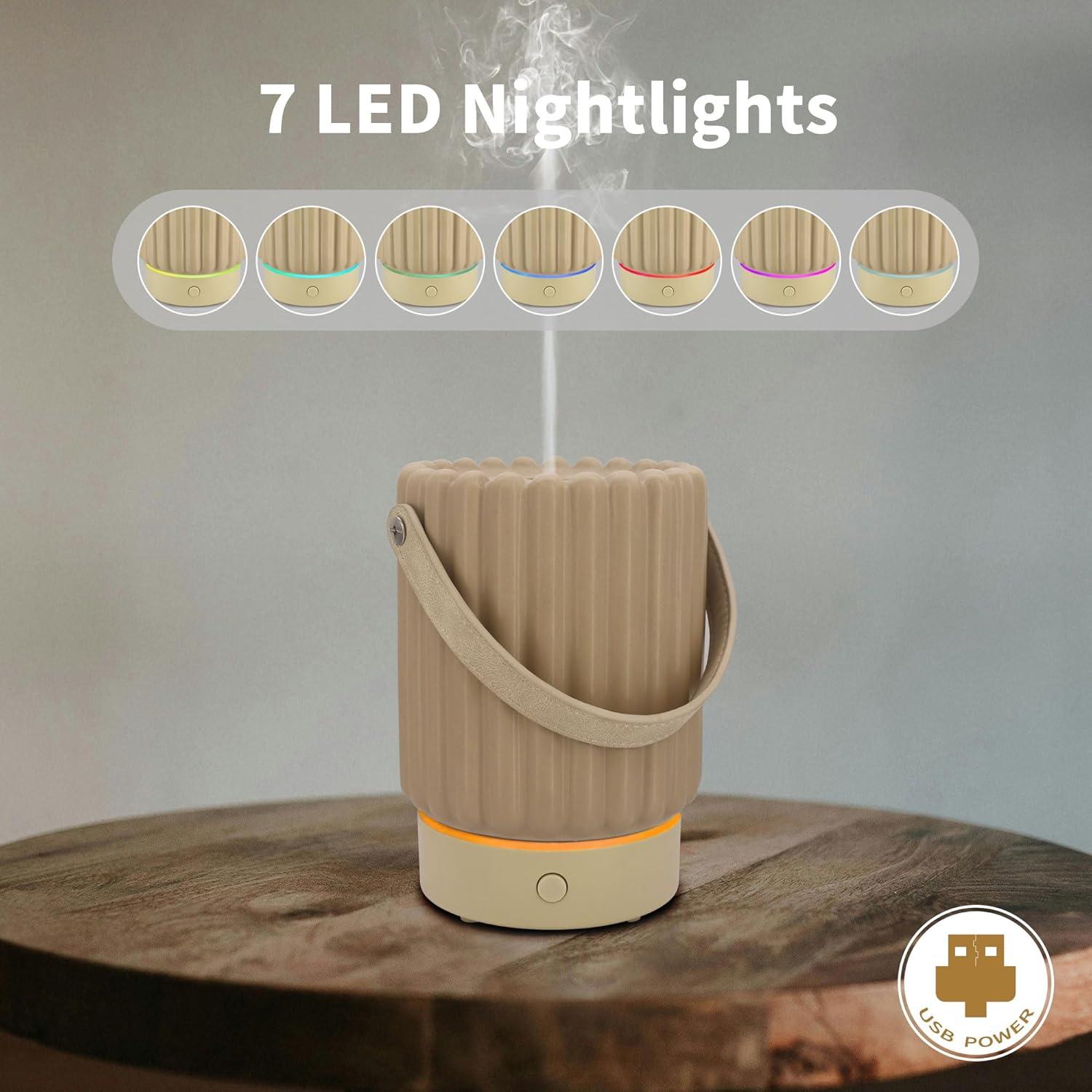 Difusor de Aceite Esencial VICTORIA AROMA 100ML Cerámica Beige