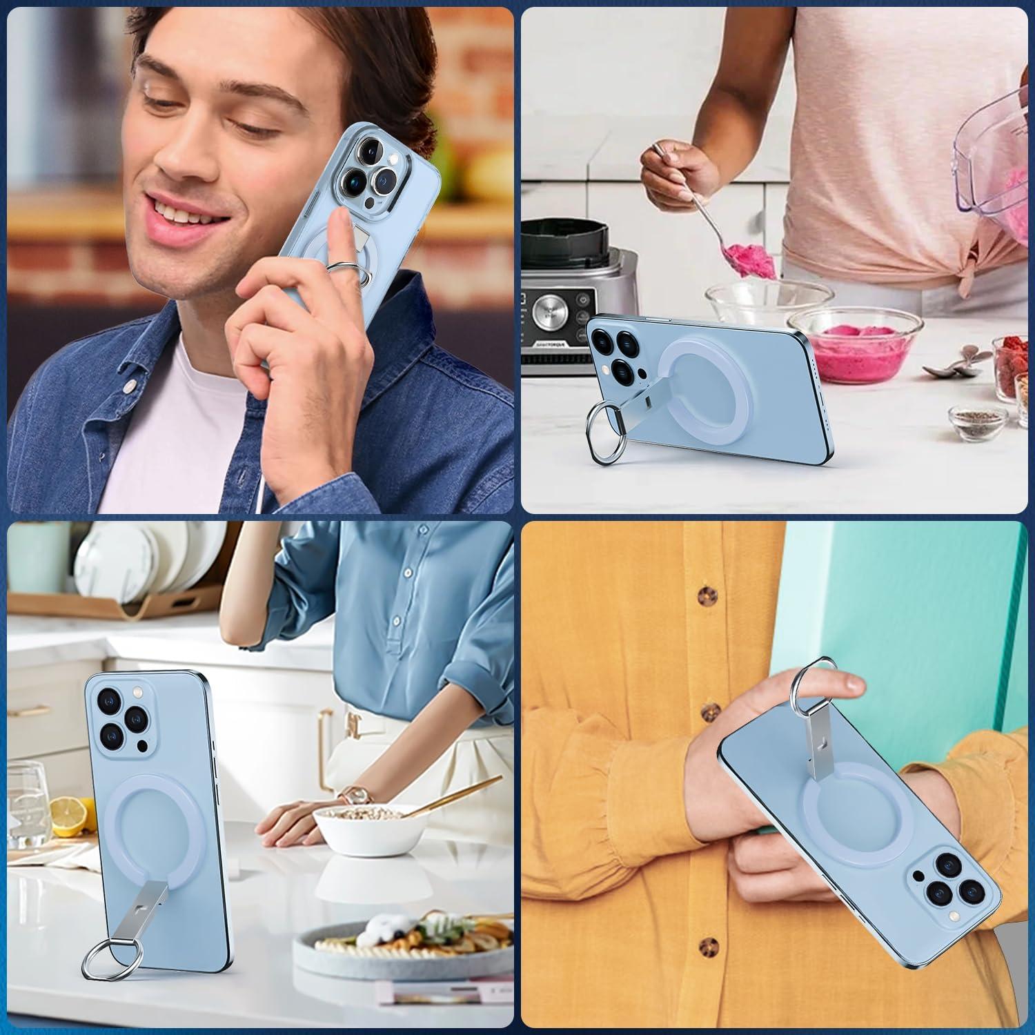 Soporte Magnético Lokyoo para Teléfono MagSafe Azul