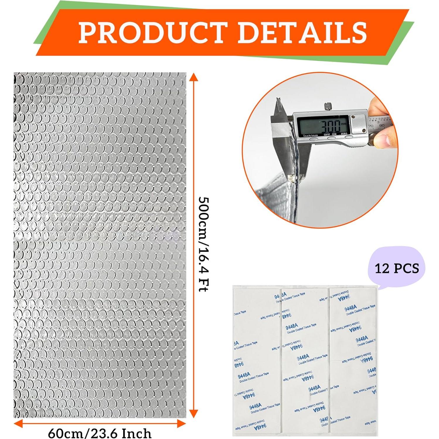 Hoja de Aislamiento Reflectante Doble Cara 0.6x5m Daomong