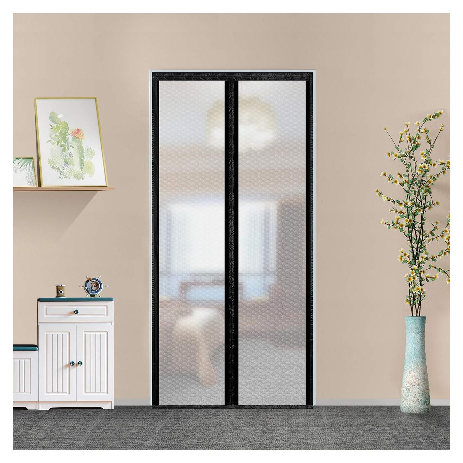 Cortina Aislante Térmica Magnética SANJIANKER 34x80 cm Negra