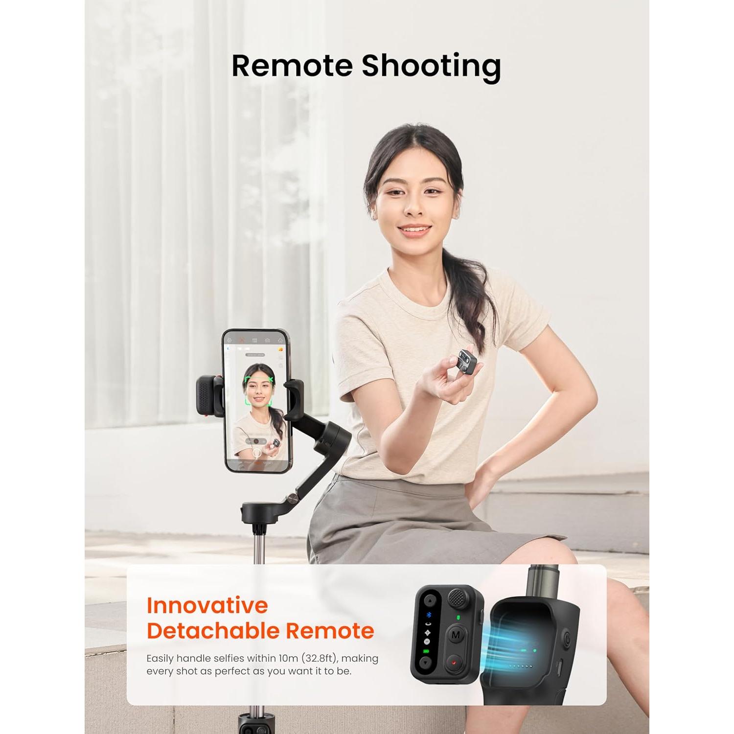 Control Remoto Desmontable Hohem HRT-04 para iSteady X3/V3