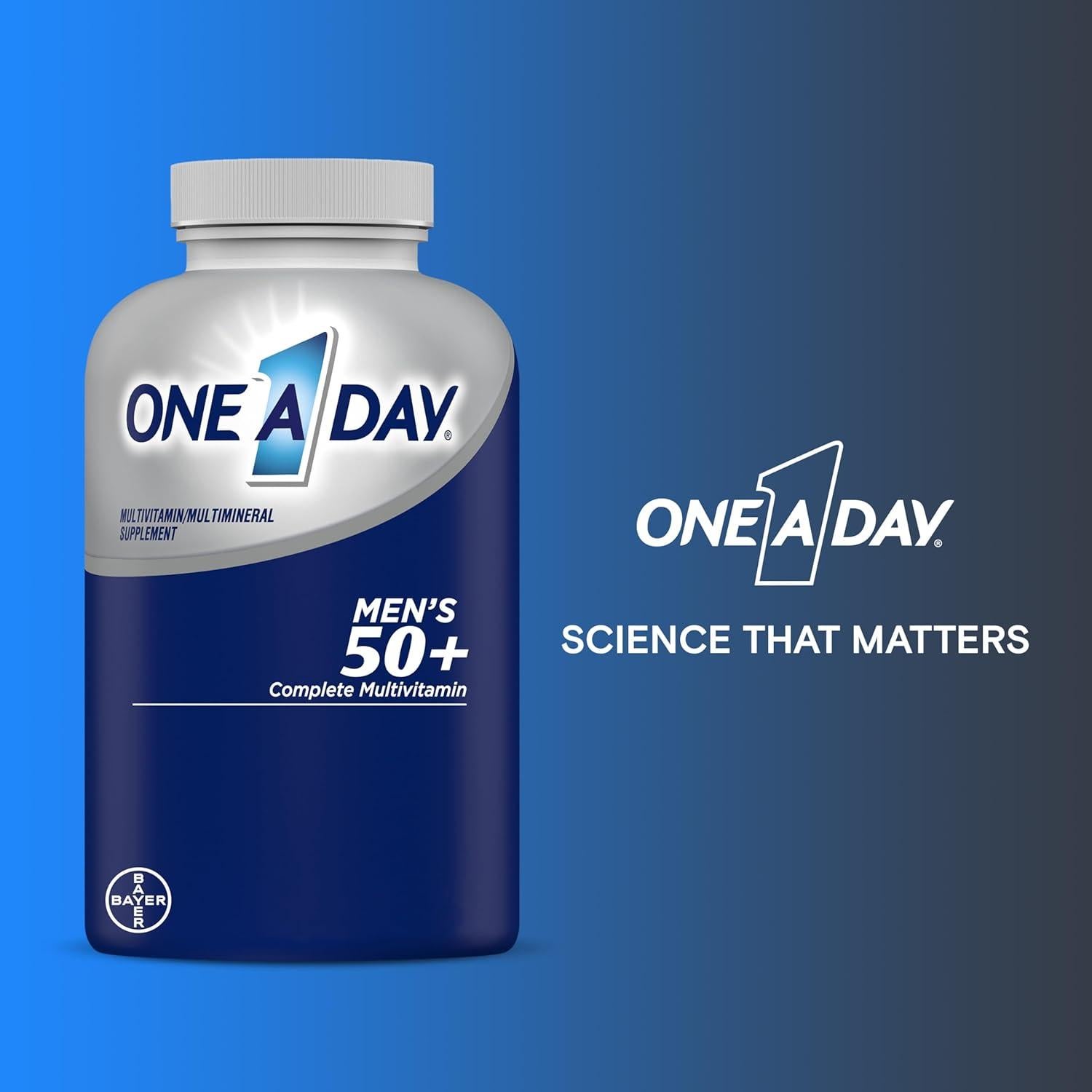 One A Day Multivitamínico 50+ Hombres 200 Tabletas