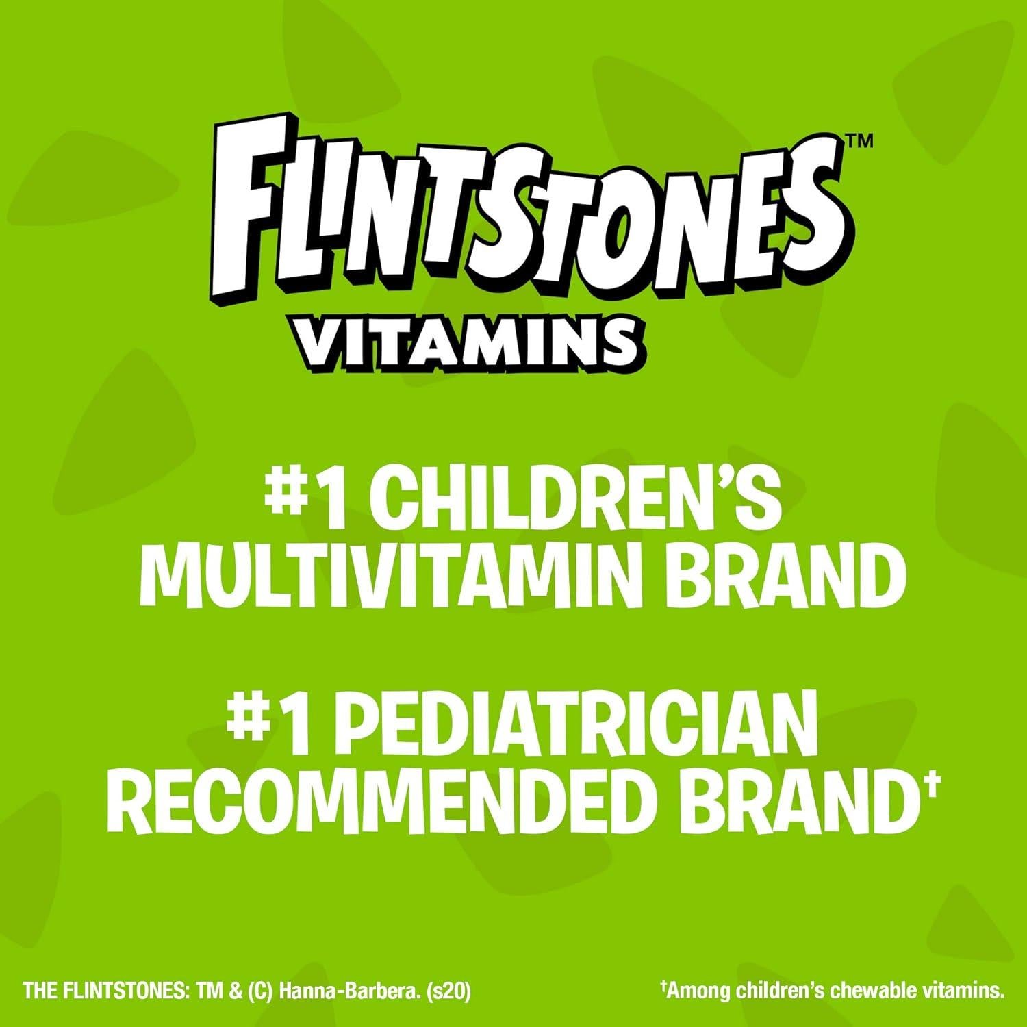 Vitaminas Masticables Flintstones con Hierro 60 Unidades