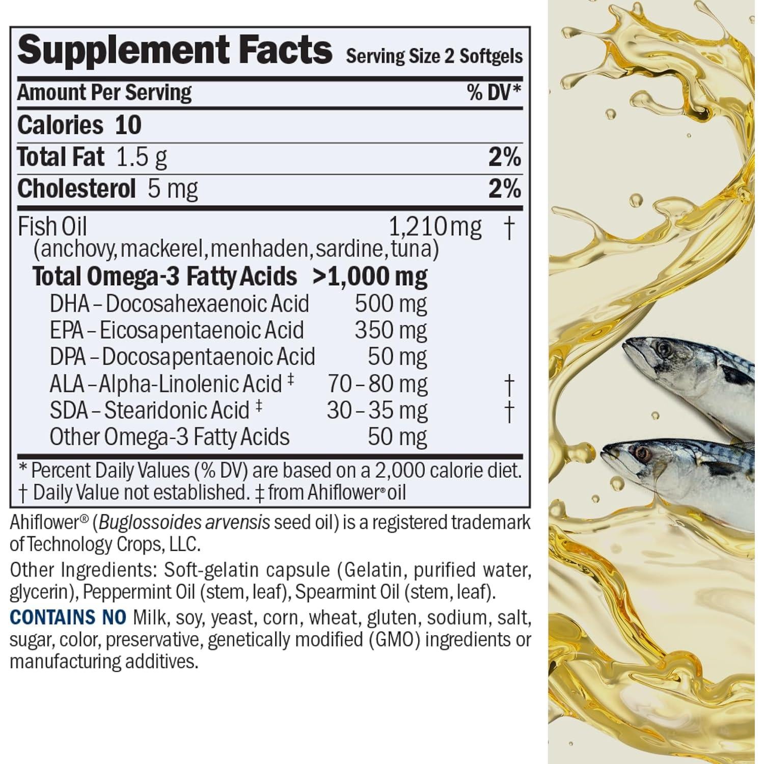 Omega-3 Esencial Máximo Andrew Lessman 30 Gelatinas Menta