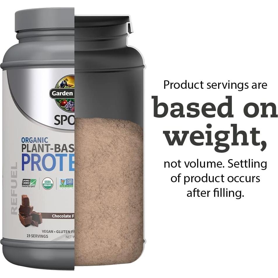 Polvo de Proteína Vegana Orgánica Garden of Life Chocolate 19 Porciones