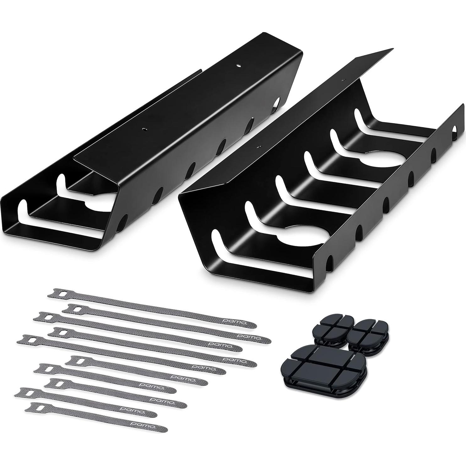 Organizador de Cables Pamo - Juego de 2 Bajo Escritorio