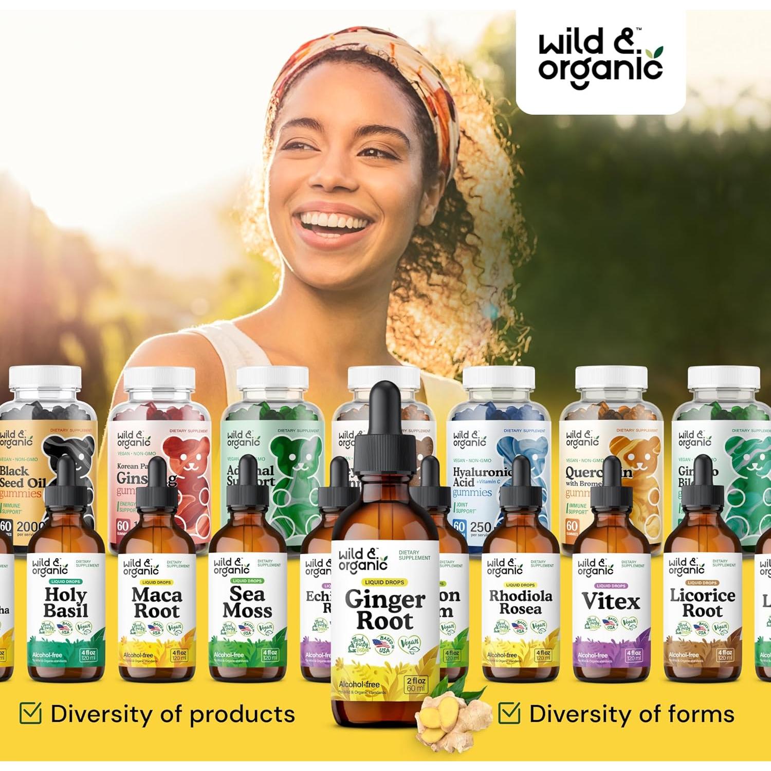 Extracto de Jengibre Silvestre Orgánico 59 ml - Suplemento Digestivo