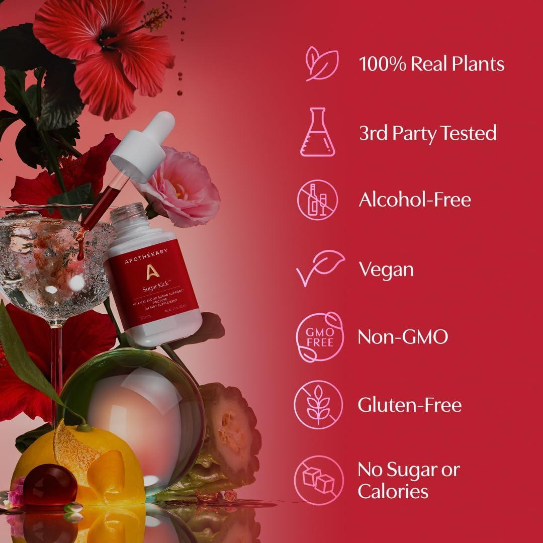 Suplemento Herbal Líquido Apothékary Sugar Kick 29.57 ml