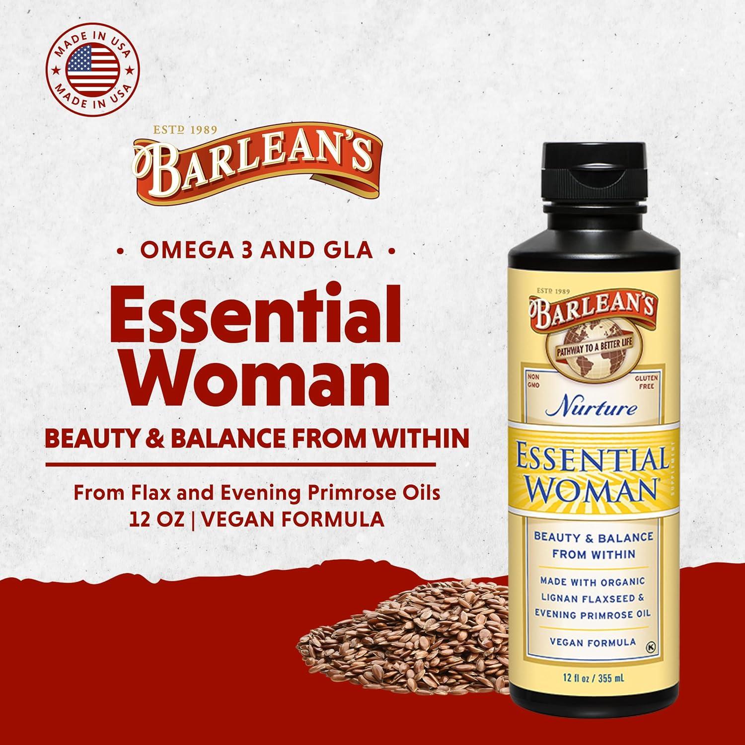 Suplemento Líquido Barlean's para Mujeres Omega 3 6 9 - 355 ml