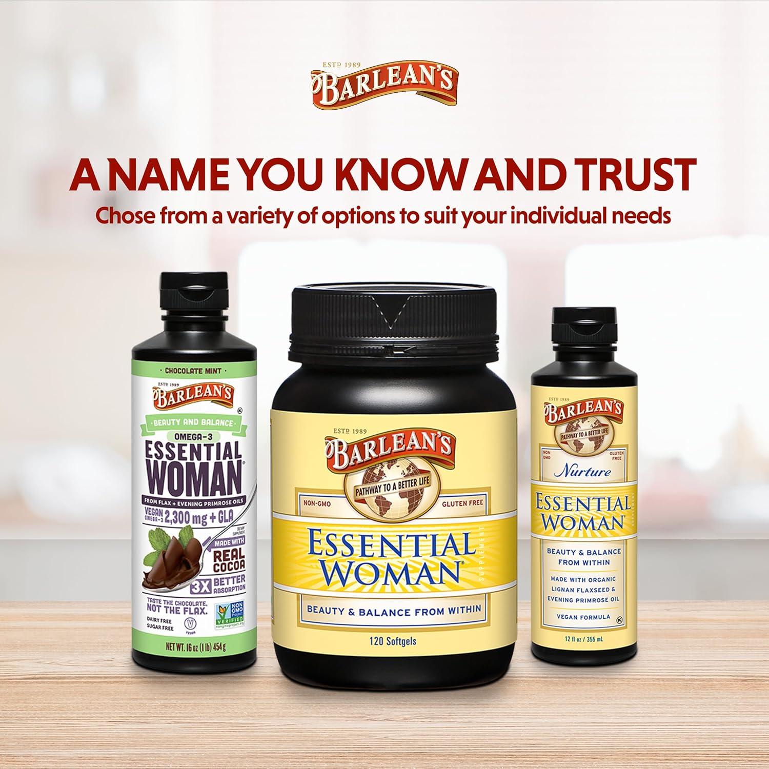 Suplemento Líquido Barlean's para Mujeres Omega 3 6 9 - 355 ml