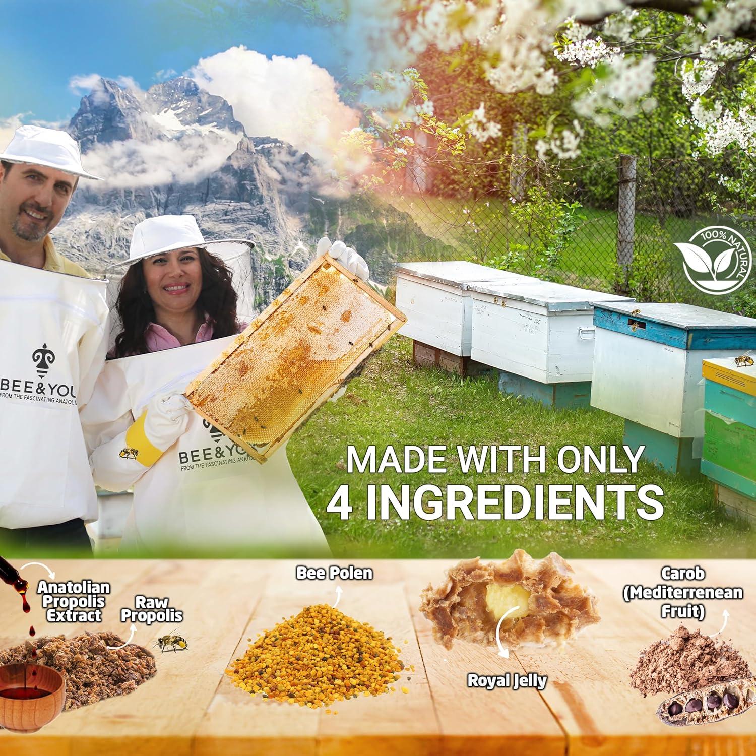 Tabletas de Jalea Real Bee and You 60ct - Superalimento Natural