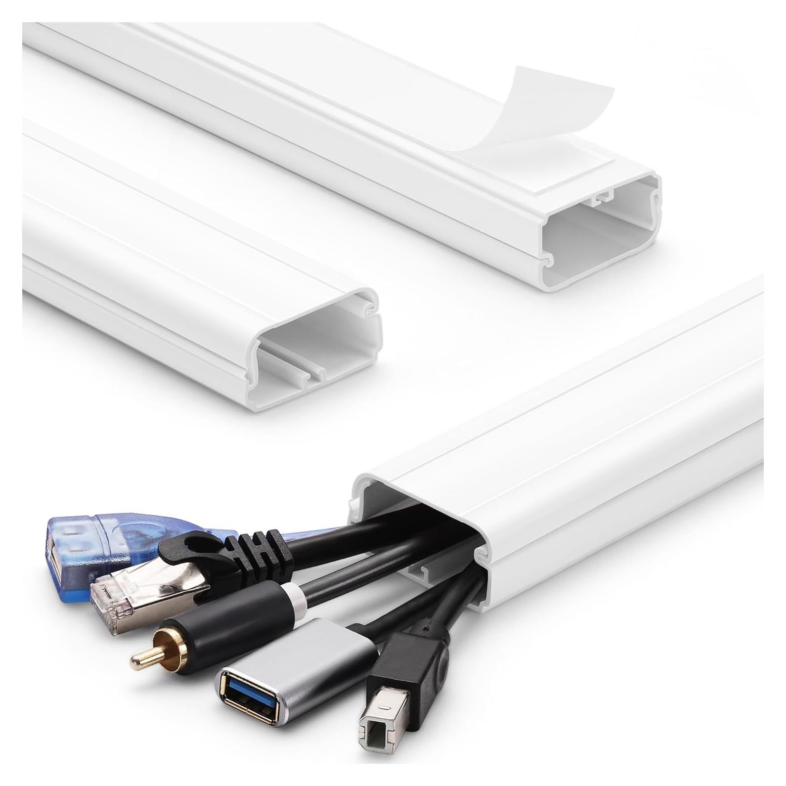 Cubierta de Cables para TV YCLYC 99cm Blanco Ocultador